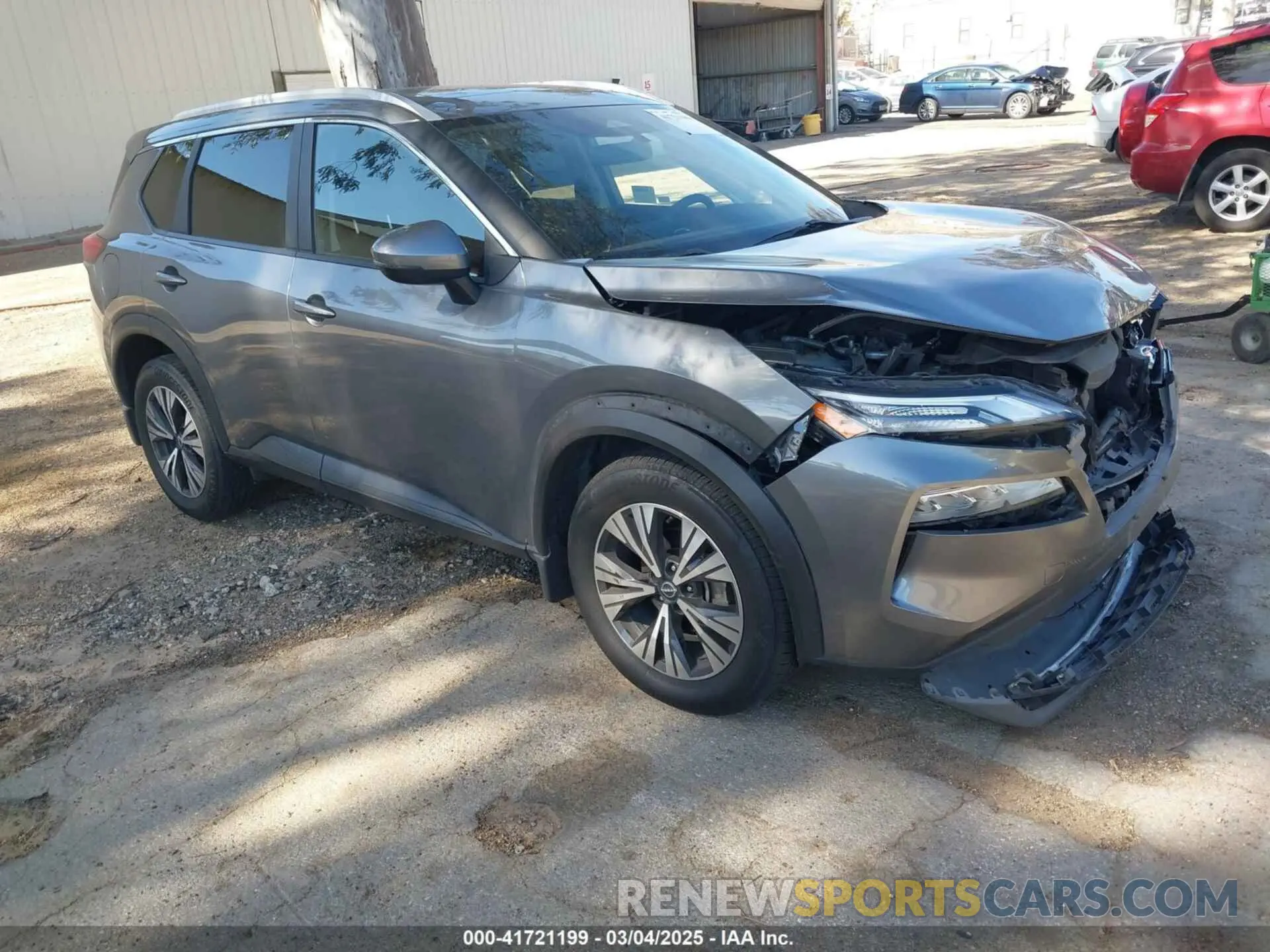 1 Photograph of a damaged car JN8BT3BB6NW332940 NISSAN ROGUE 2022