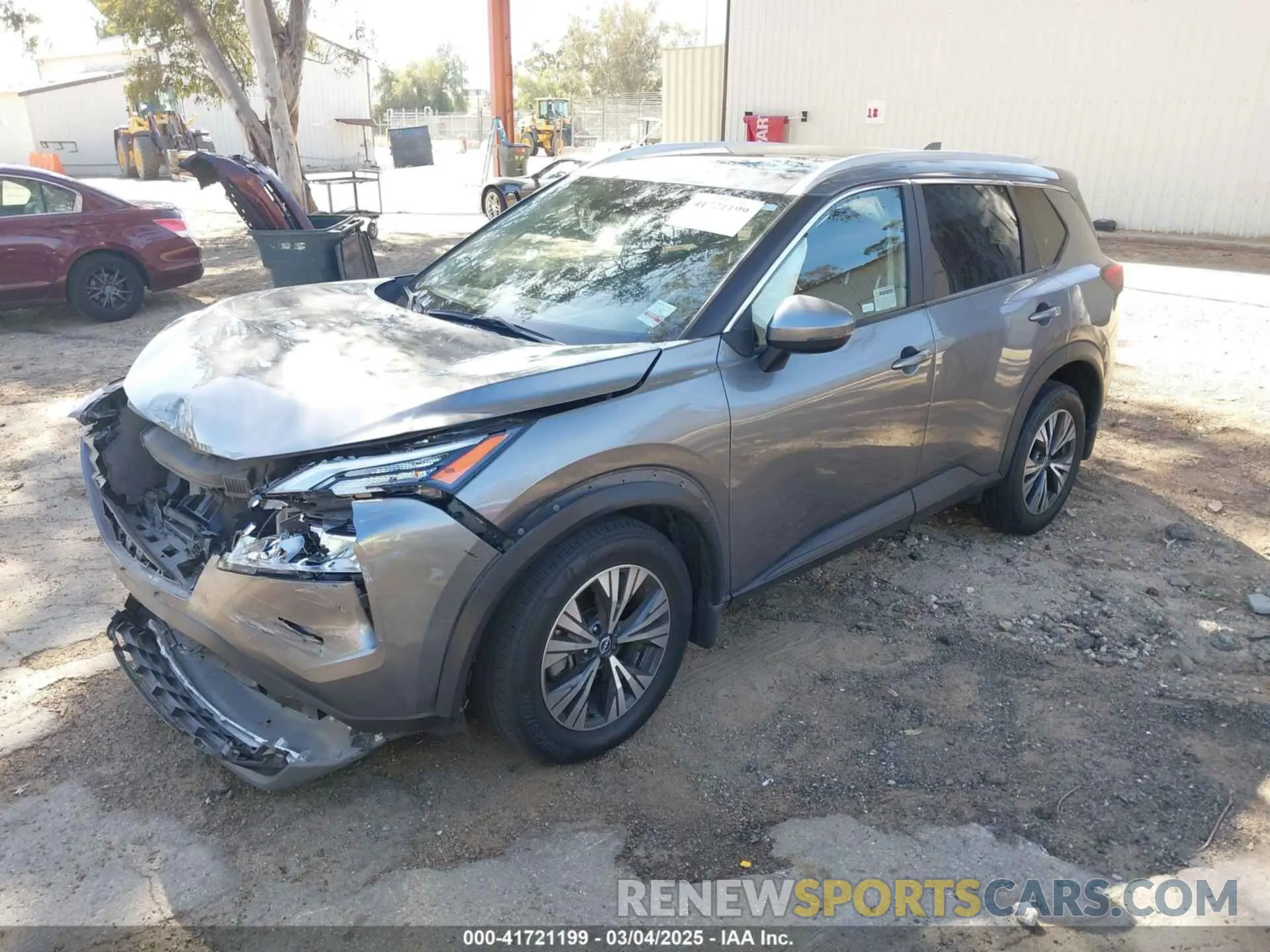 2 Photograph of a damaged car JN8BT3BB6NW332940 NISSAN ROGUE 2022