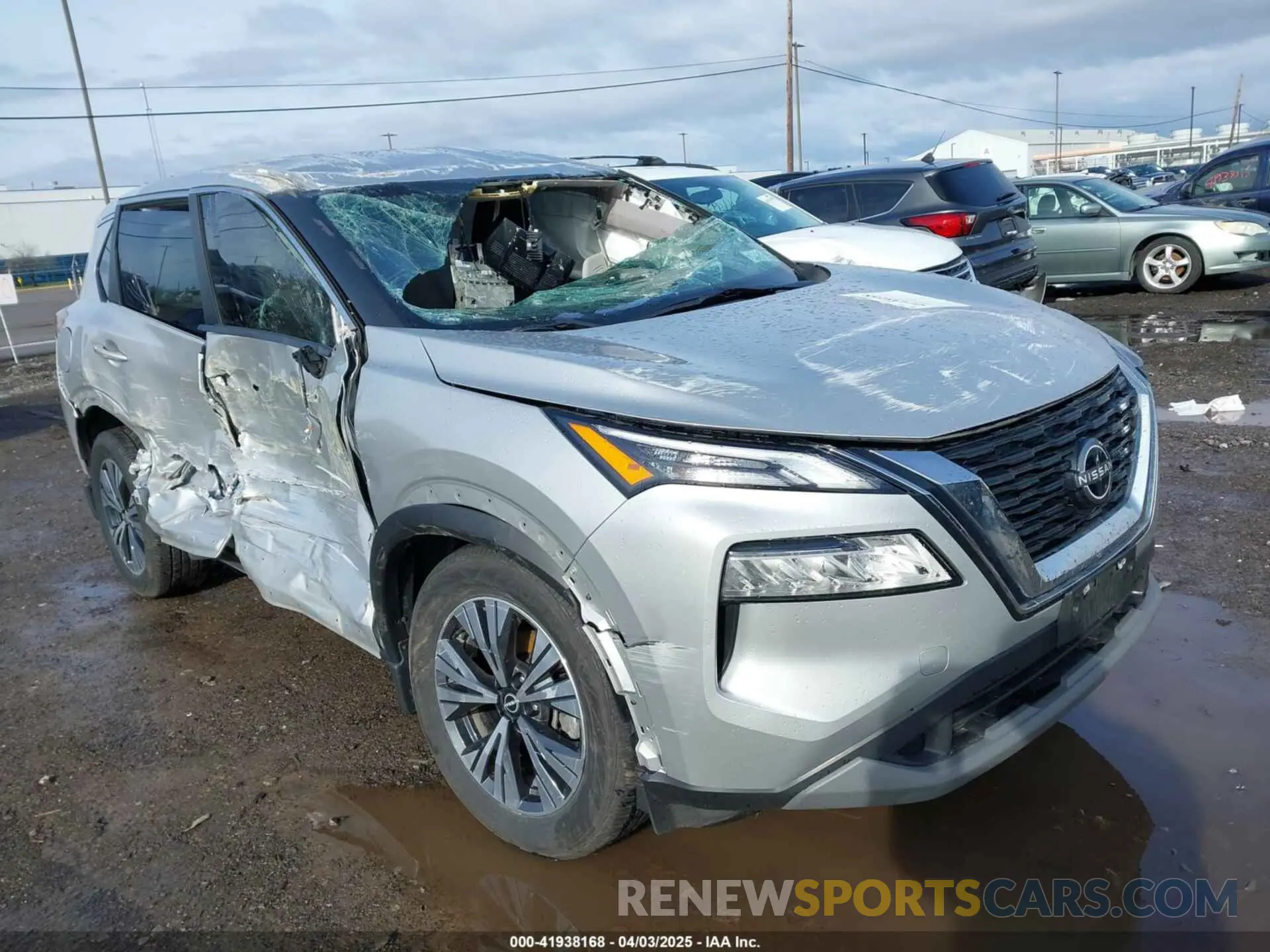 1 Photograph of a damaged car JN8BT3BB7NW333756 NISSAN ROGUE 2022