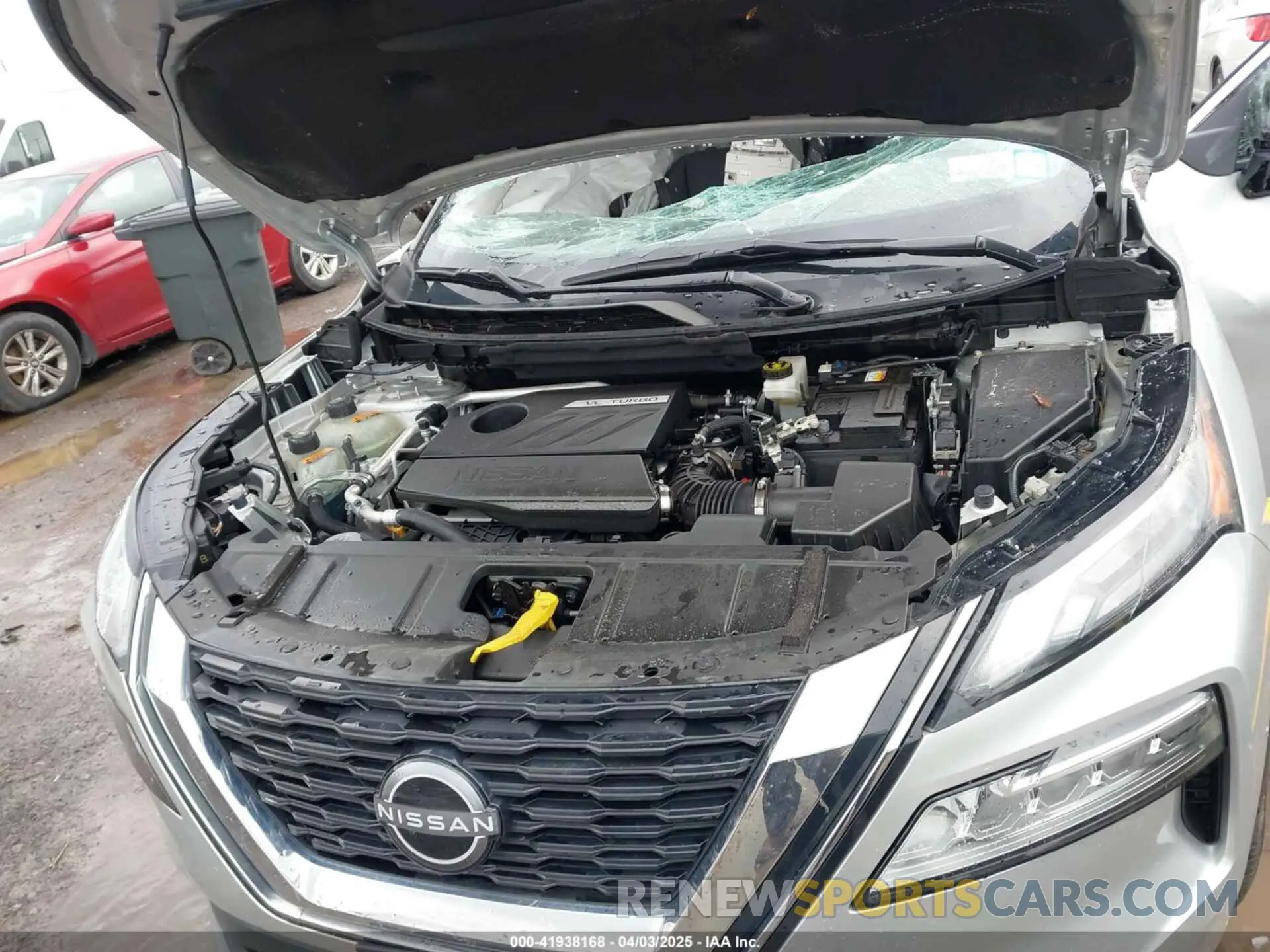10 Photograph of a damaged car JN8BT3BB7NW333756 NISSAN ROGUE 2022