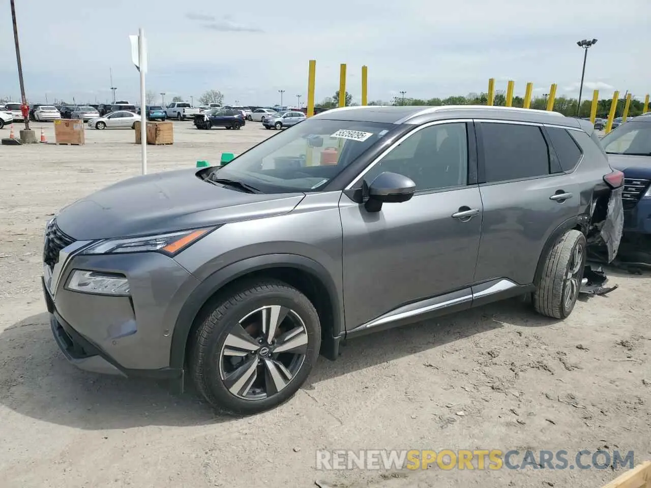 1 Photograph of a damaged car JN8BT3CB4NW332613 NISSAN ROGUE 2022