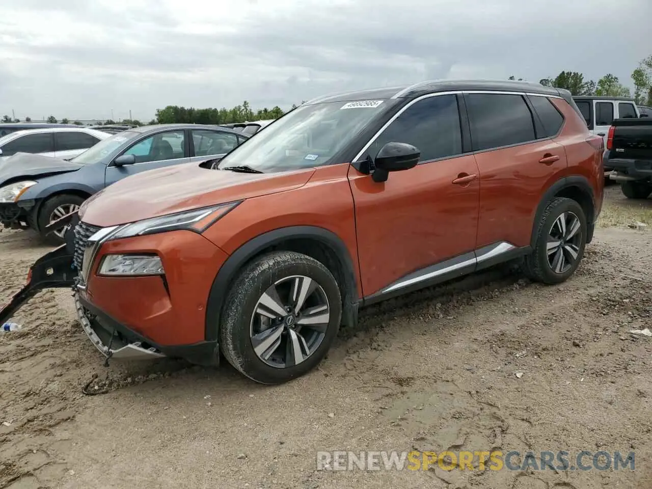 1 Photograph of a damaged car JN8BT3DC1NW117231 NISSAN ROGUE 2022
