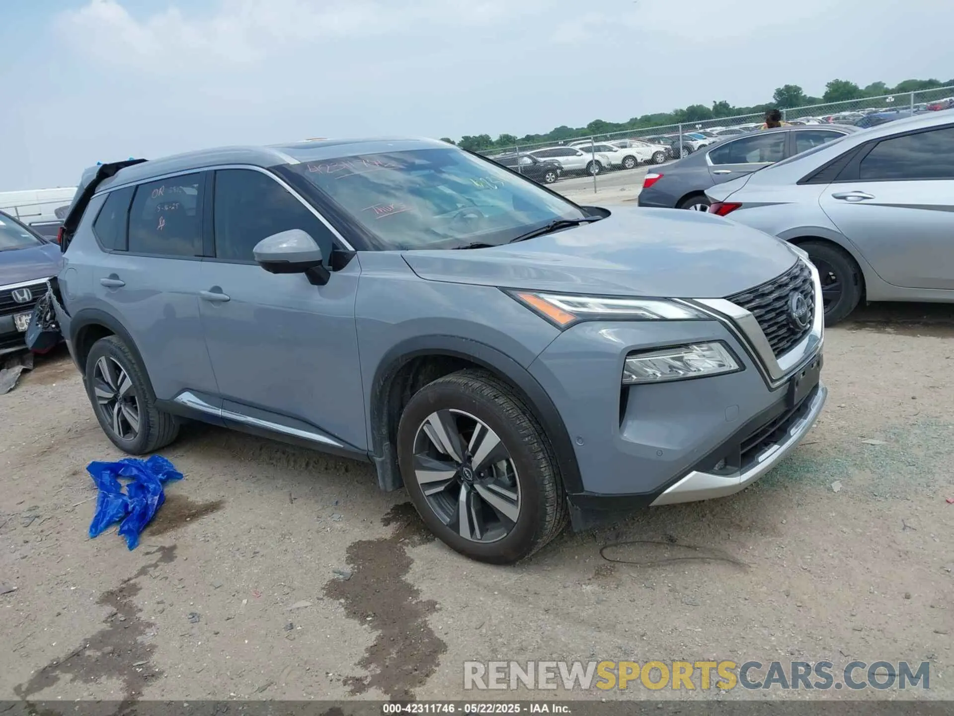 1 Photograph of a damaged car JN8BT3DC7NW119193 NISSAN ROGUE 2022