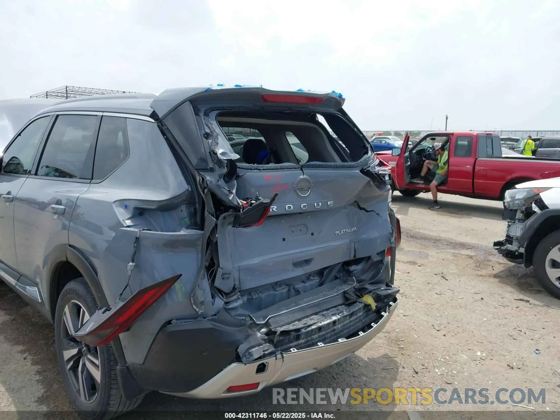 6 Photograph of a damaged car JN8BT3DC7NW119193 NISSAN ROGUE 2022