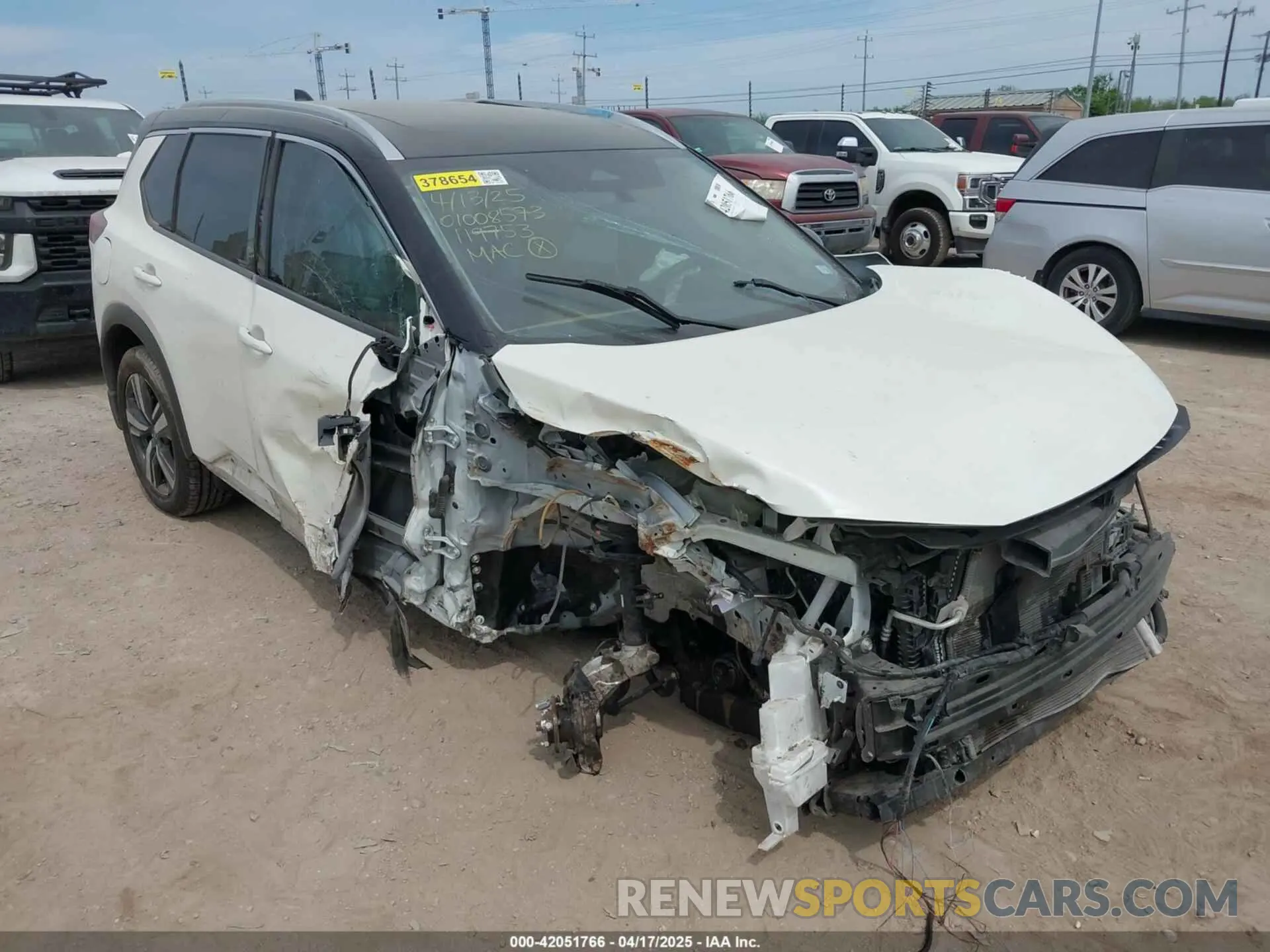 1 Photograph of a damaged car JN8BT3DC8NW119753 NISSAN ROGUE 2022