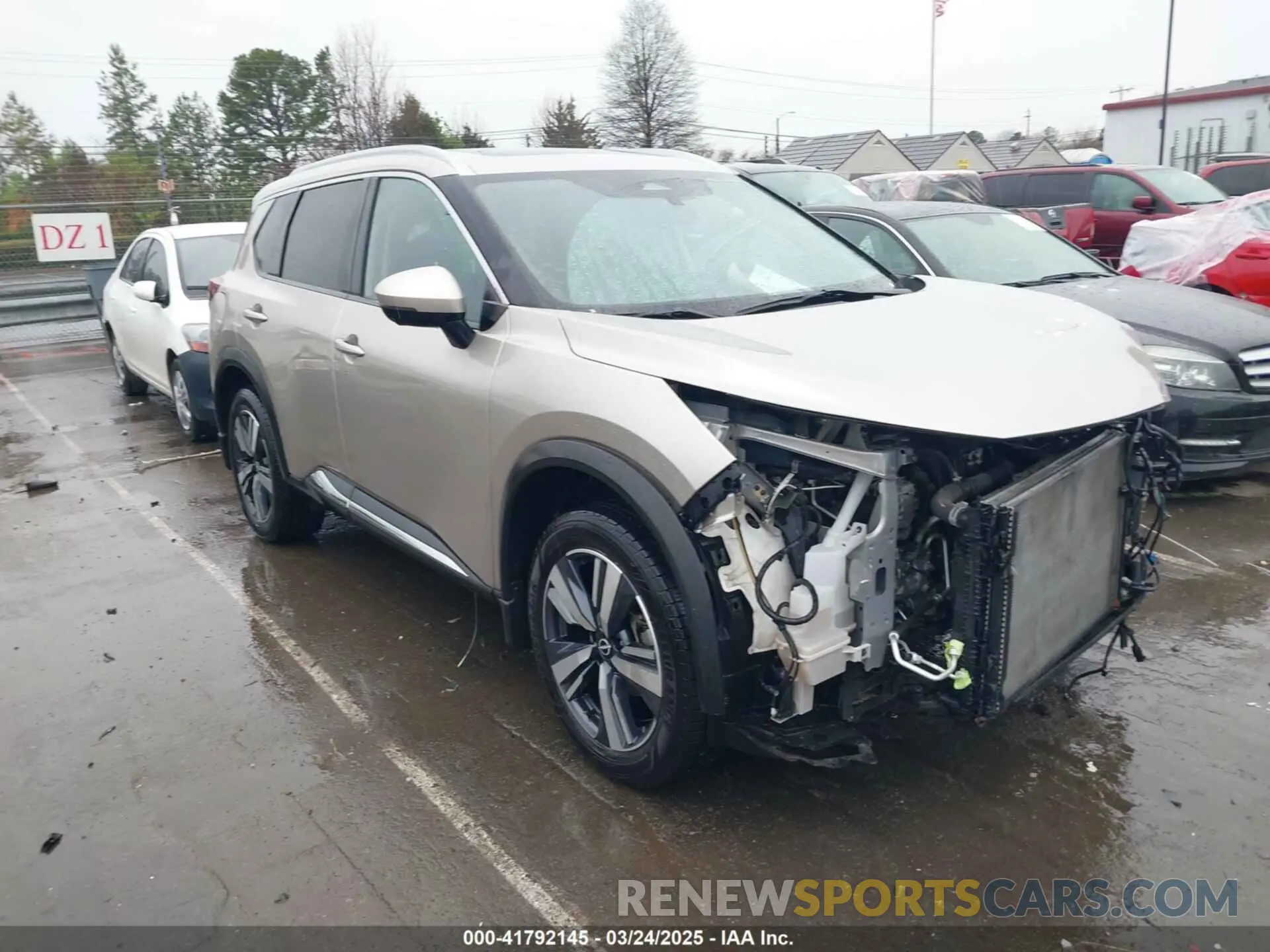 1 Photograph of a damaged car JN8BT3DD0NW271583 NISSAN ROGUE 2022