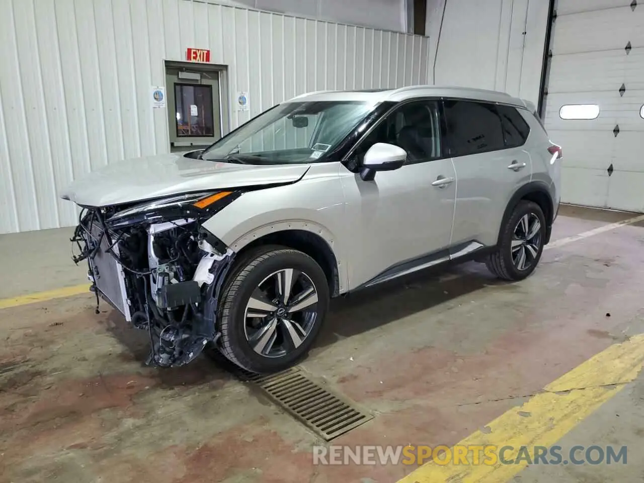 1 Photograph of a damaged car JN8BT3DD5NW273054 NISSAN ROGUE 2022