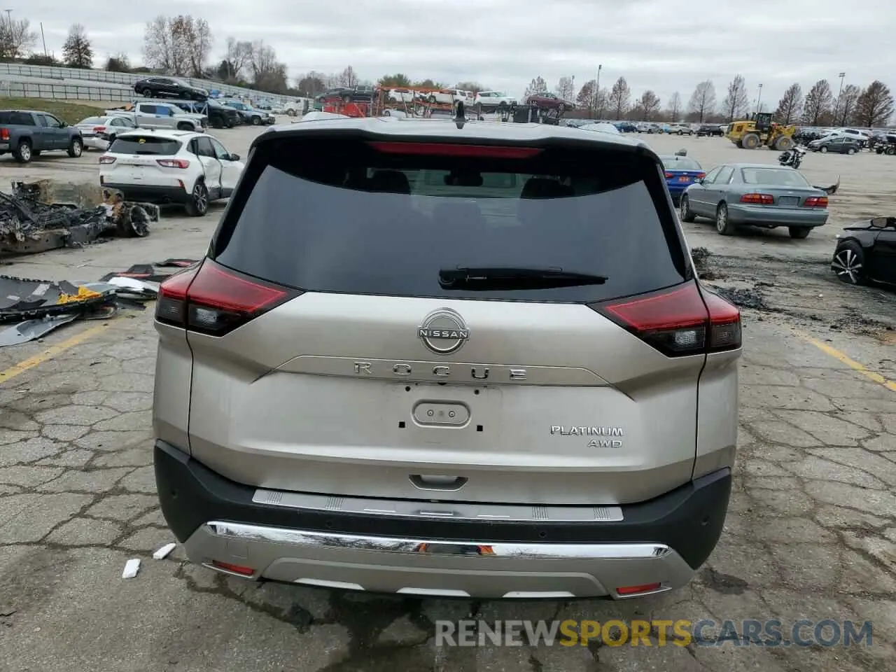 6 Photograph of a damaged car JN8BT3DD6NW275508 NISSAN ROGUE 2022