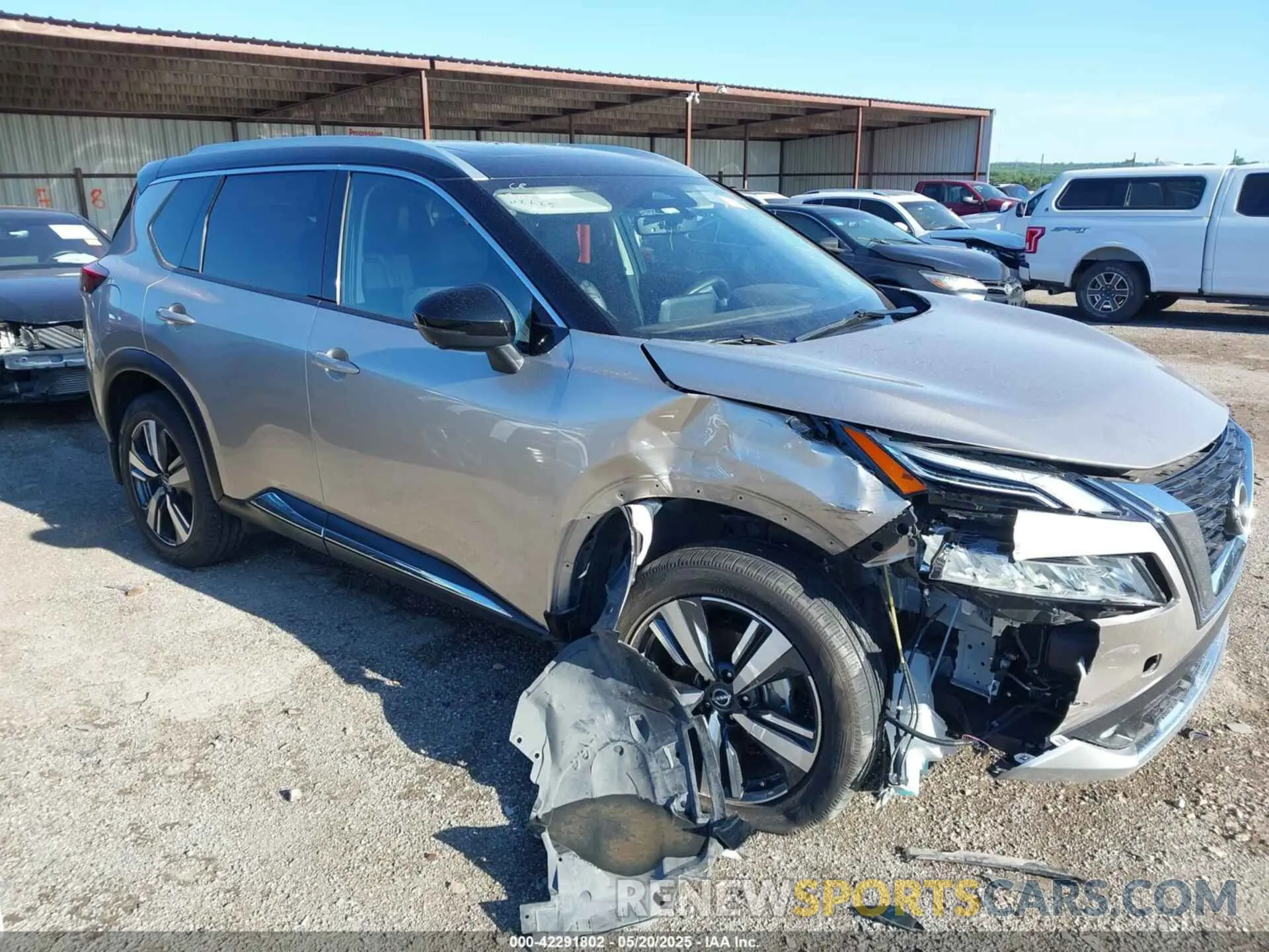 1 Photograph of a damaged car JN8BT3DD7NW275131 NISSAN ROGUE 2022