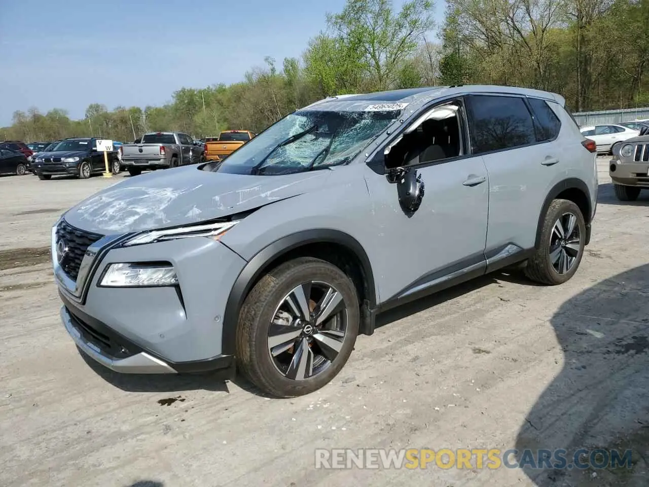 1 Photograph of a damaged car JN8BT3DD8NW271637 NISSAN ROGUE 2022