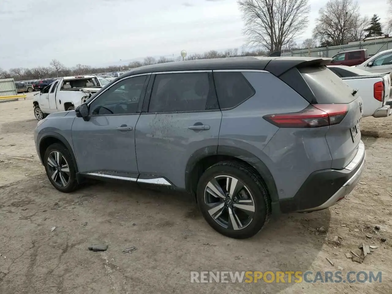 2 Photograph of a damaged car JN8BT3DDXNW277682 NISSAN ROGUE 2022