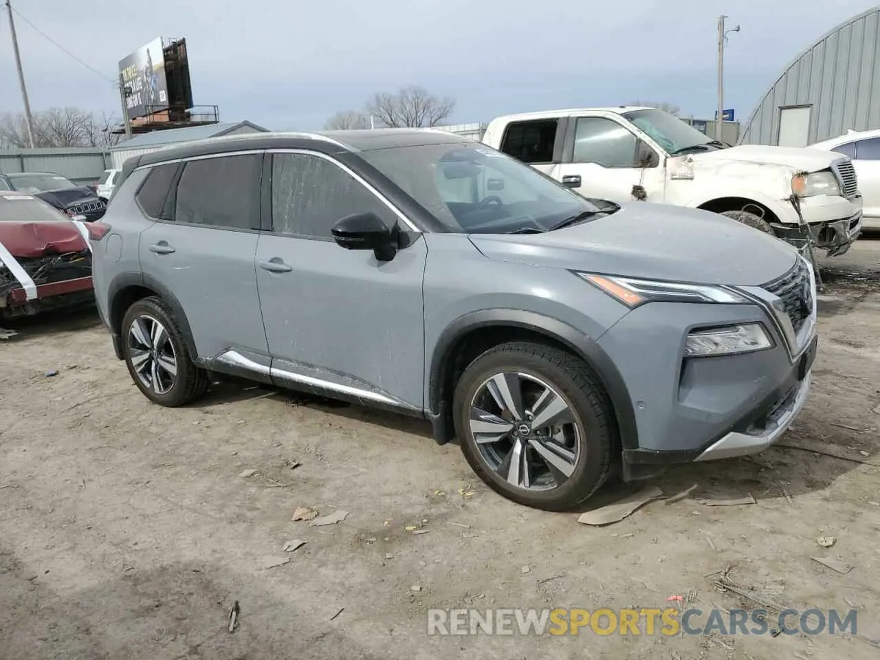 4 Photograph of a damaged car JN8BT3DDXNW277682 NISSAN ROGUE 2022