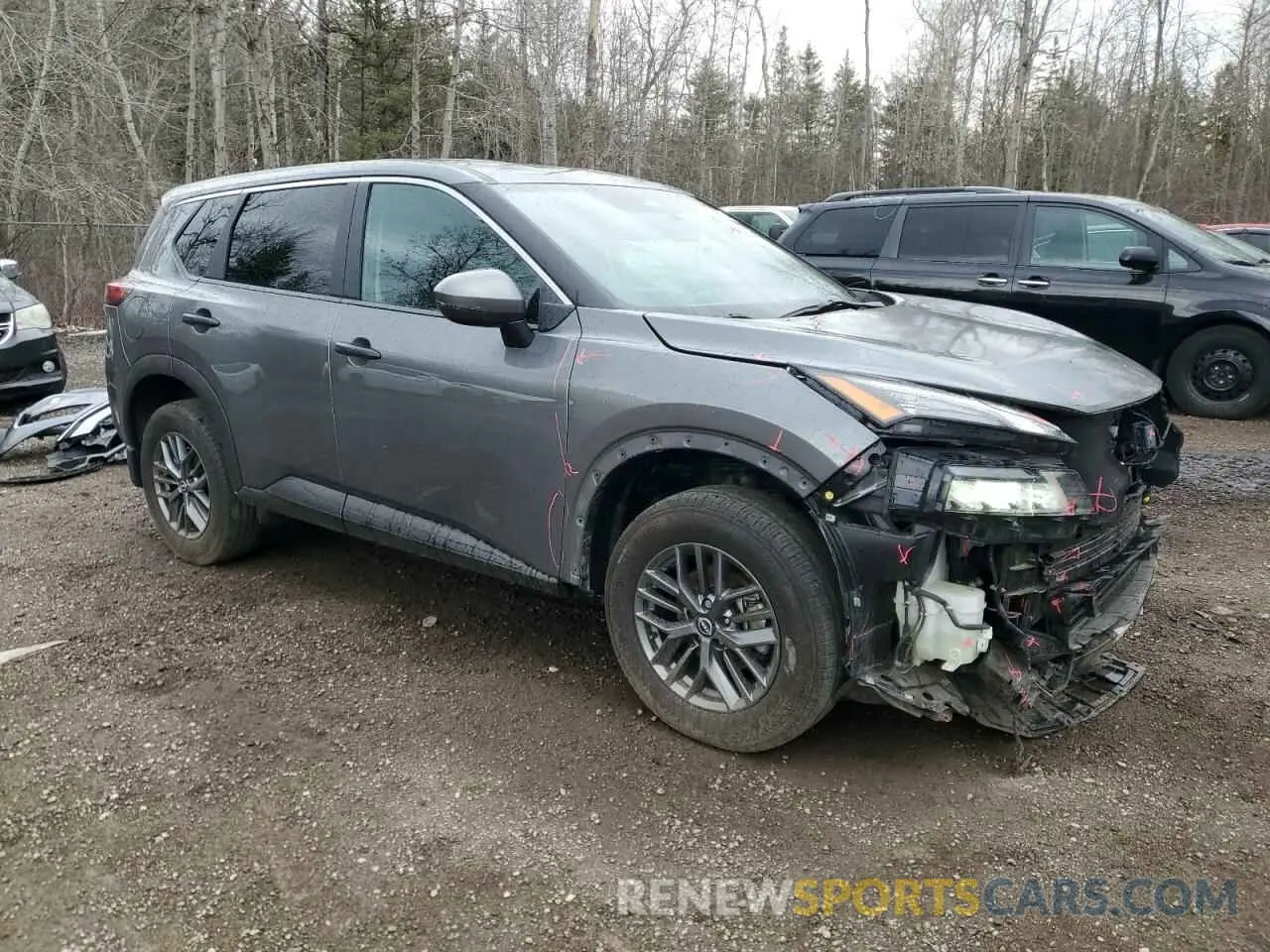 4 Photograph of a damaged car 5N1AT3AB4PC794700 NISSAN ROGUE 2023
