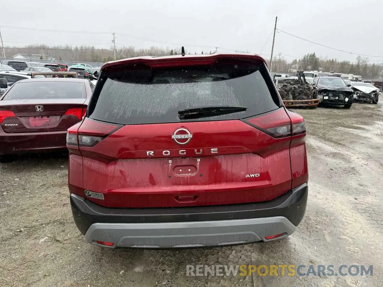 6 Photograph of a damaged car 5N1AT3AB8PC862965 NISSAN ROGUE 2023