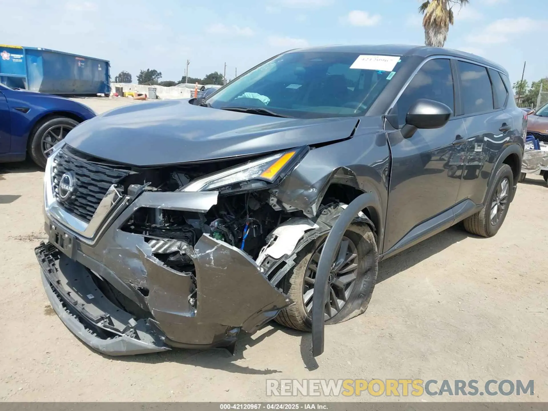 2 Photograph of a damaged car 5N1BT3AA0PC883028 NISSAN ROGUE 2023