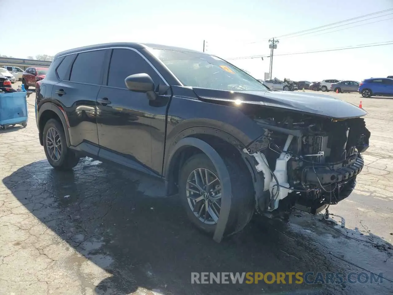 4 Photograph of a damaged car 5N1BT3AA6PC831855 NISSAN ROGUE 2023