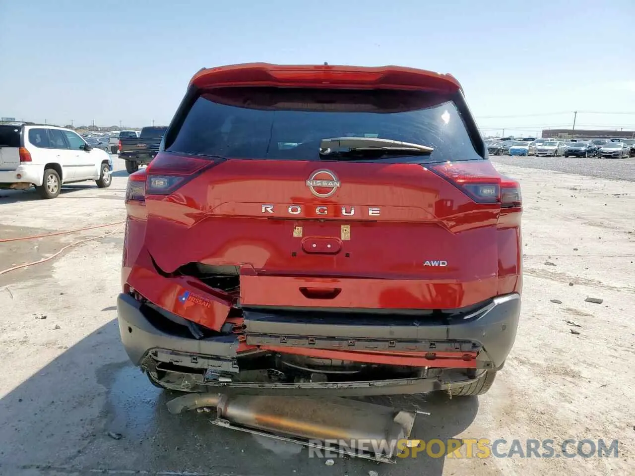 6 Photograph of a damaged car 5N1BT3AB0PC841063 NISSAN ROGUE 2023