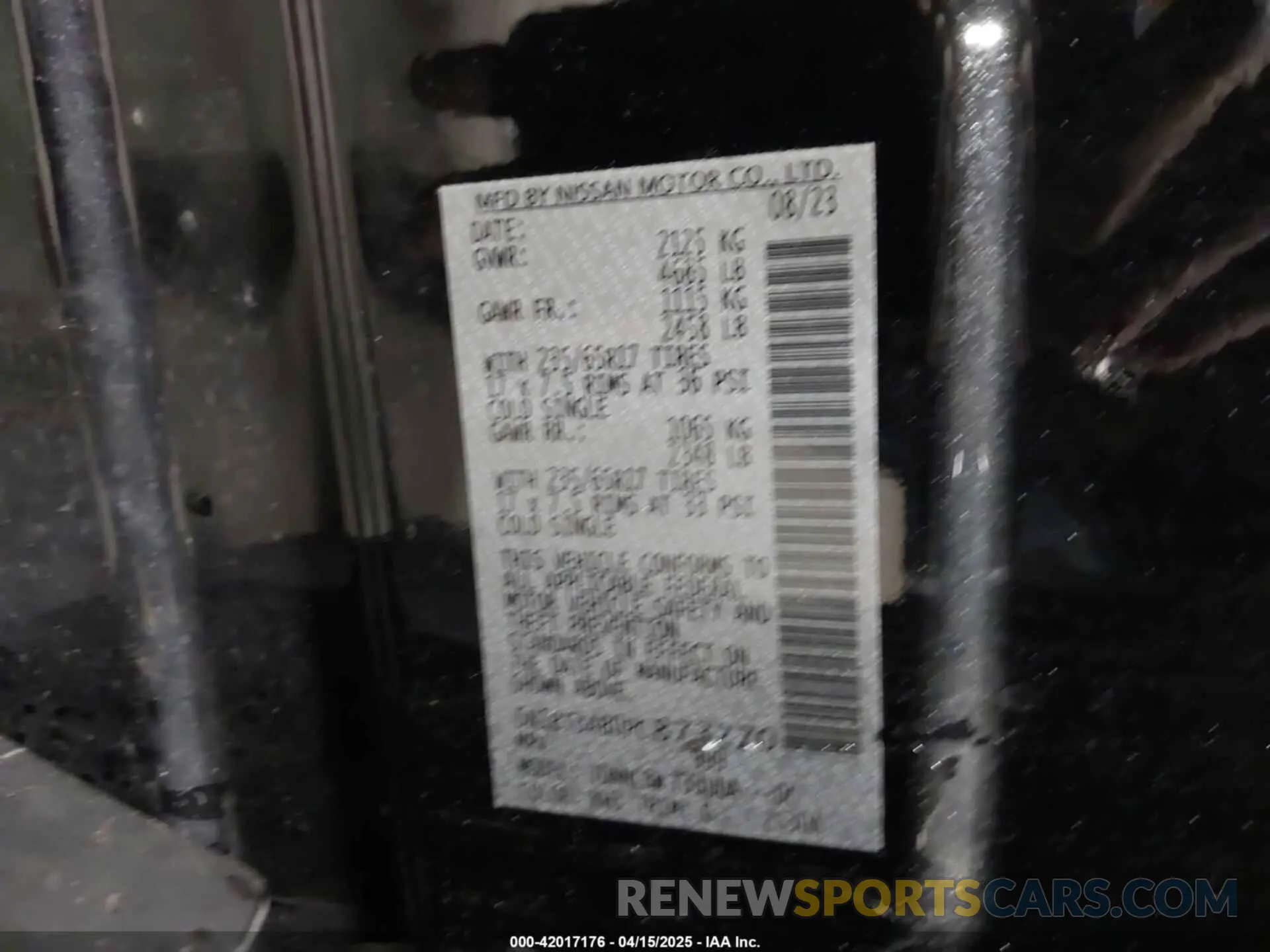 9 Photograph of a damaged car 5N1BT3AB0PC873270 NISSAN ROGUE 2023
