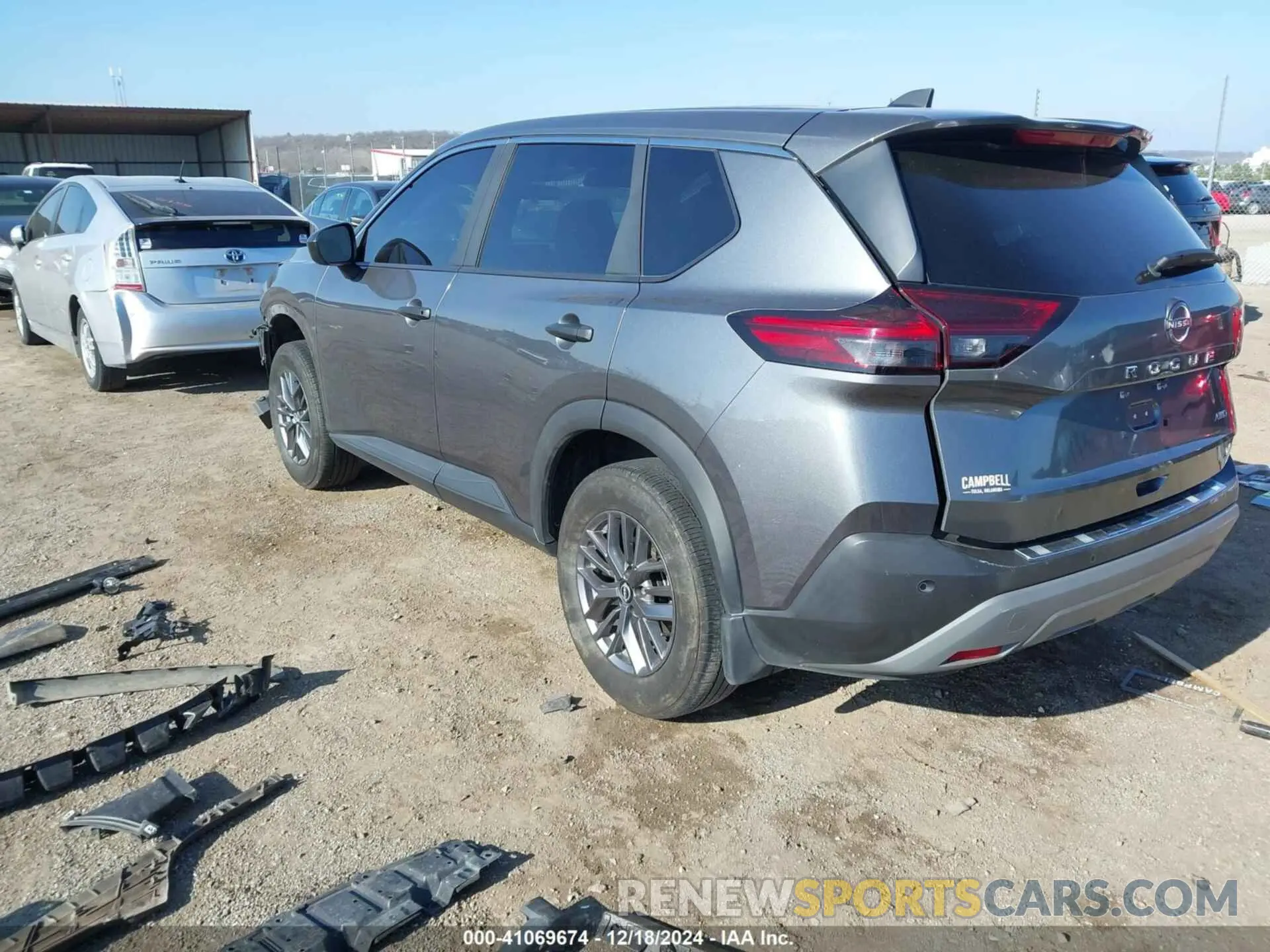 3 Photograph of a damaged car 5N1BT3AB4PC837226 NISSAN ROGUE 2023