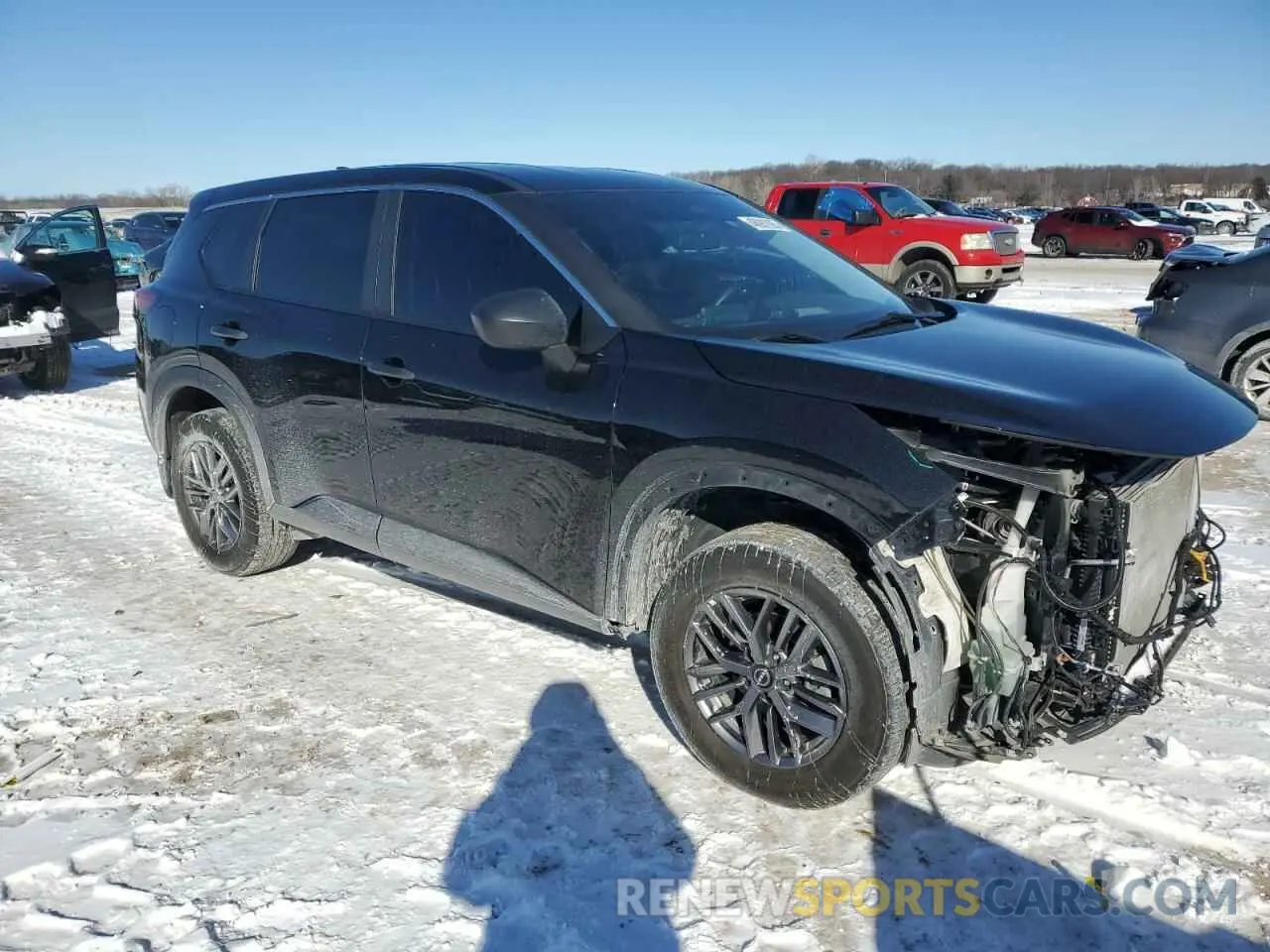 4 Photograph of a damaged car 5N1BT3AB5PC814795 NISSAN ROGUE 2023