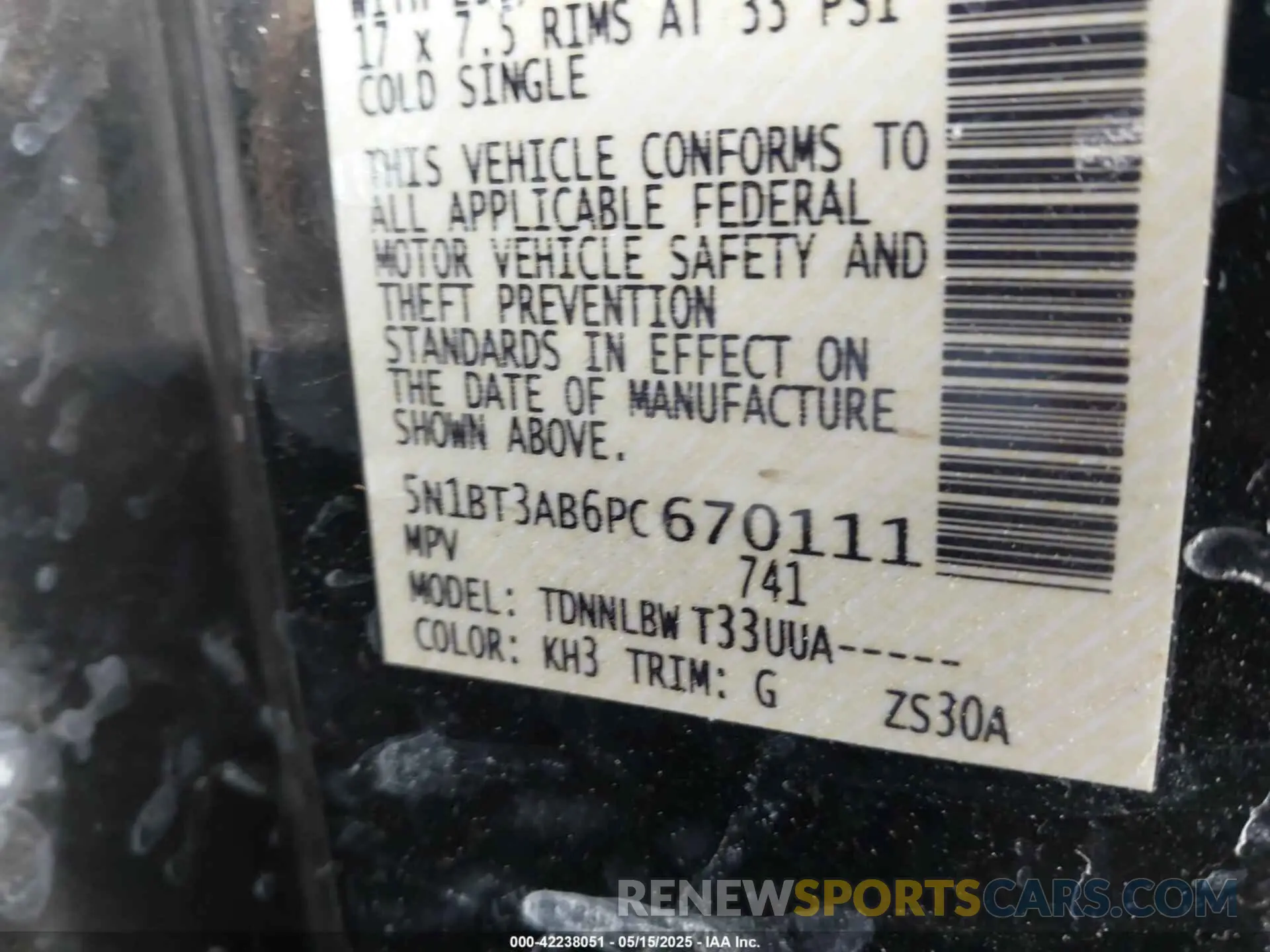 9 Photograph of a damaged car 5N1BT3AB6PC670111 NISSAN ROGUE 2023