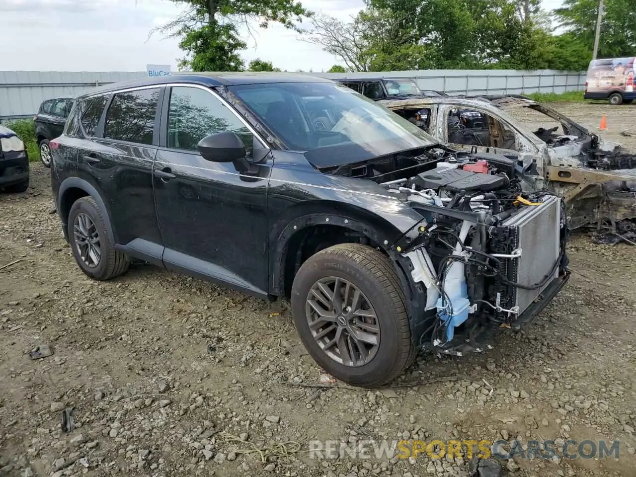 4 Photograph of a damaged car 5N1BT3AB9PC744752 NISSAN ROGUE 2023