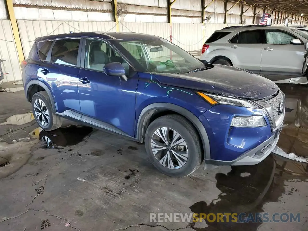 4 Photograph of a damaged car 5N1BT3BA0PC842882 NISSAN ROGUE 2023