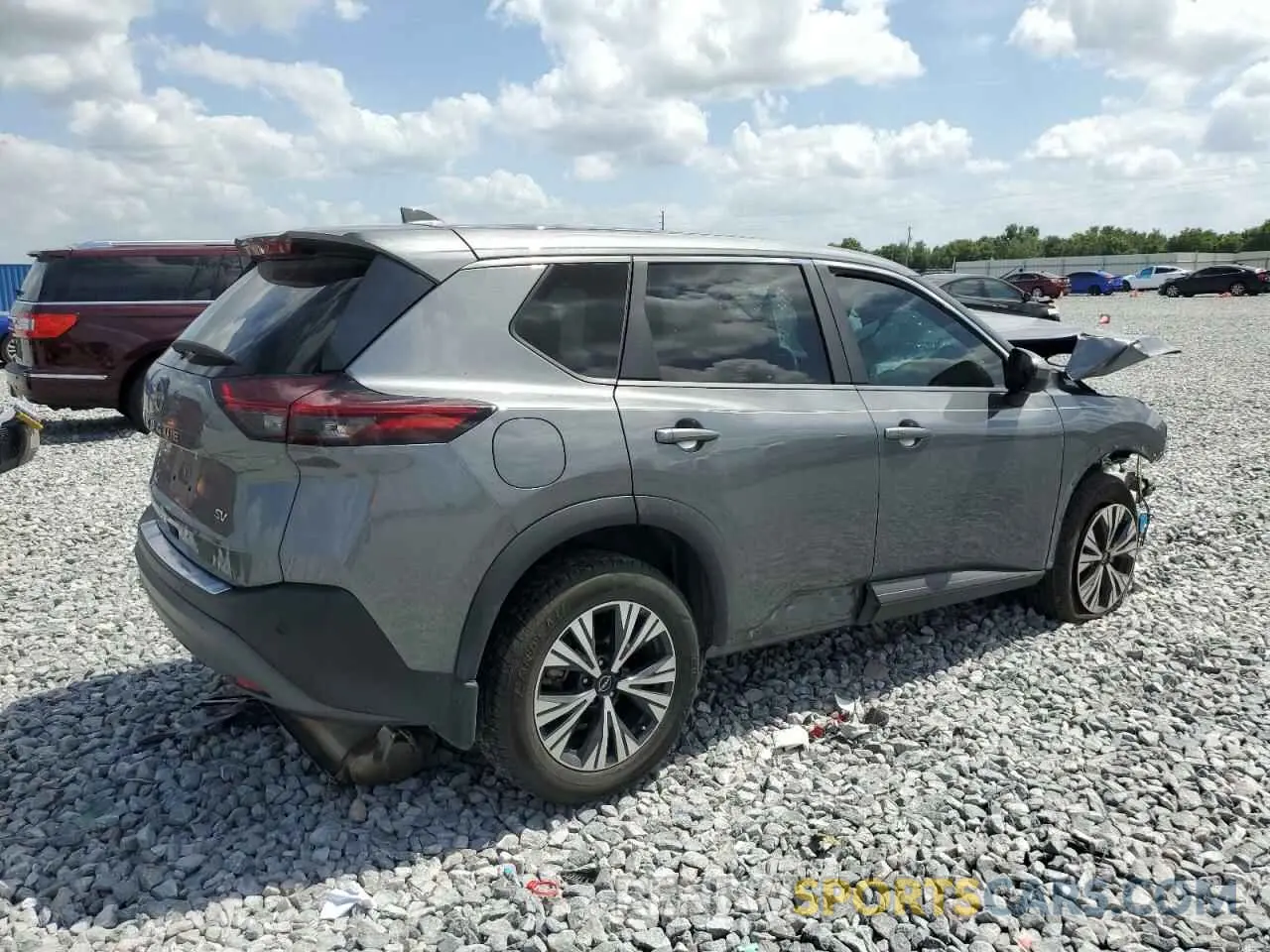 3 Photograph of a damaged car 5N1BT3BA0PC854756 NISSAN ROGUE 2023