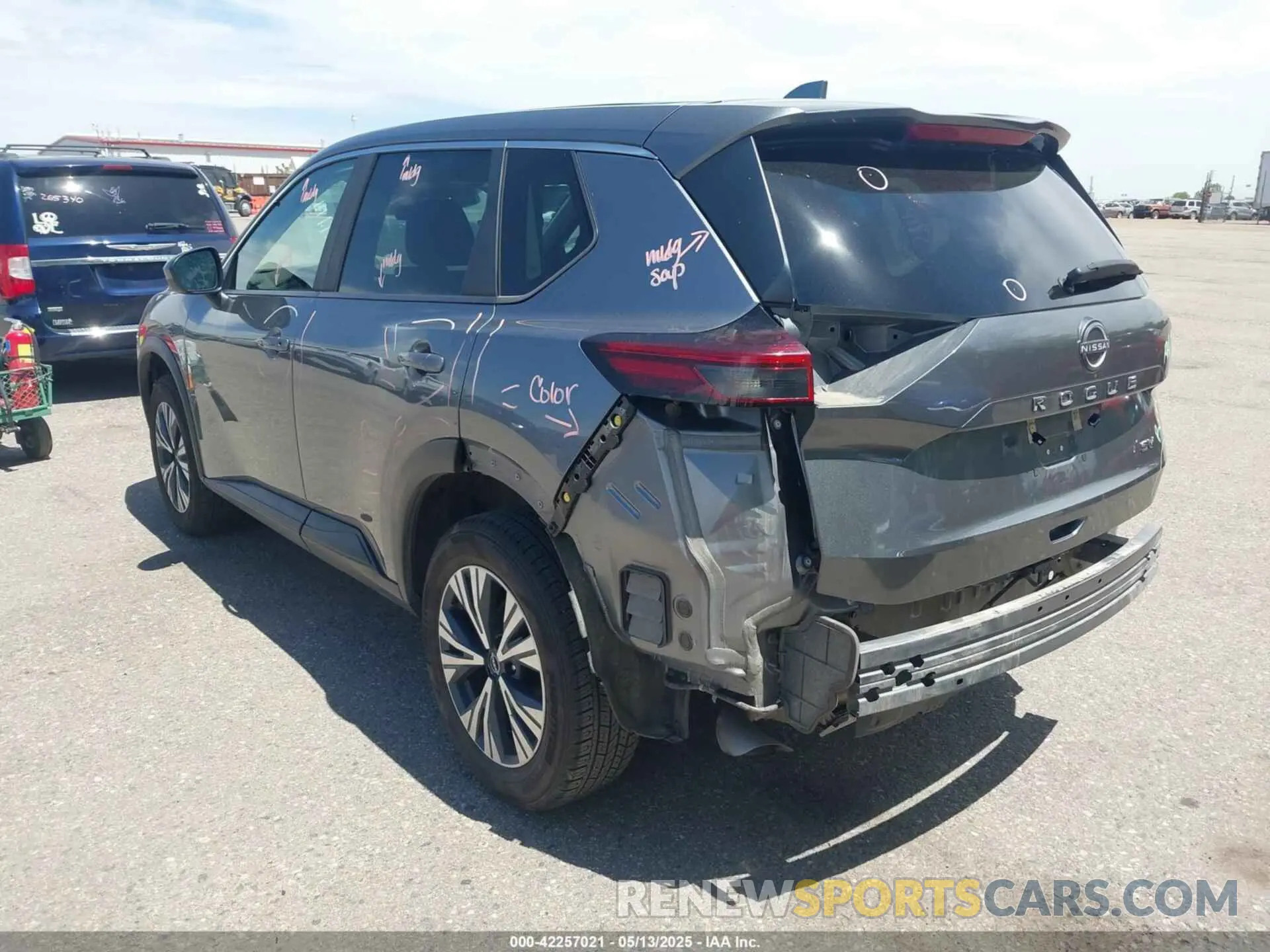 3 Photograph of a damaged car 5N1BT3BA1PC838372 NISSAN ROGUE 2023