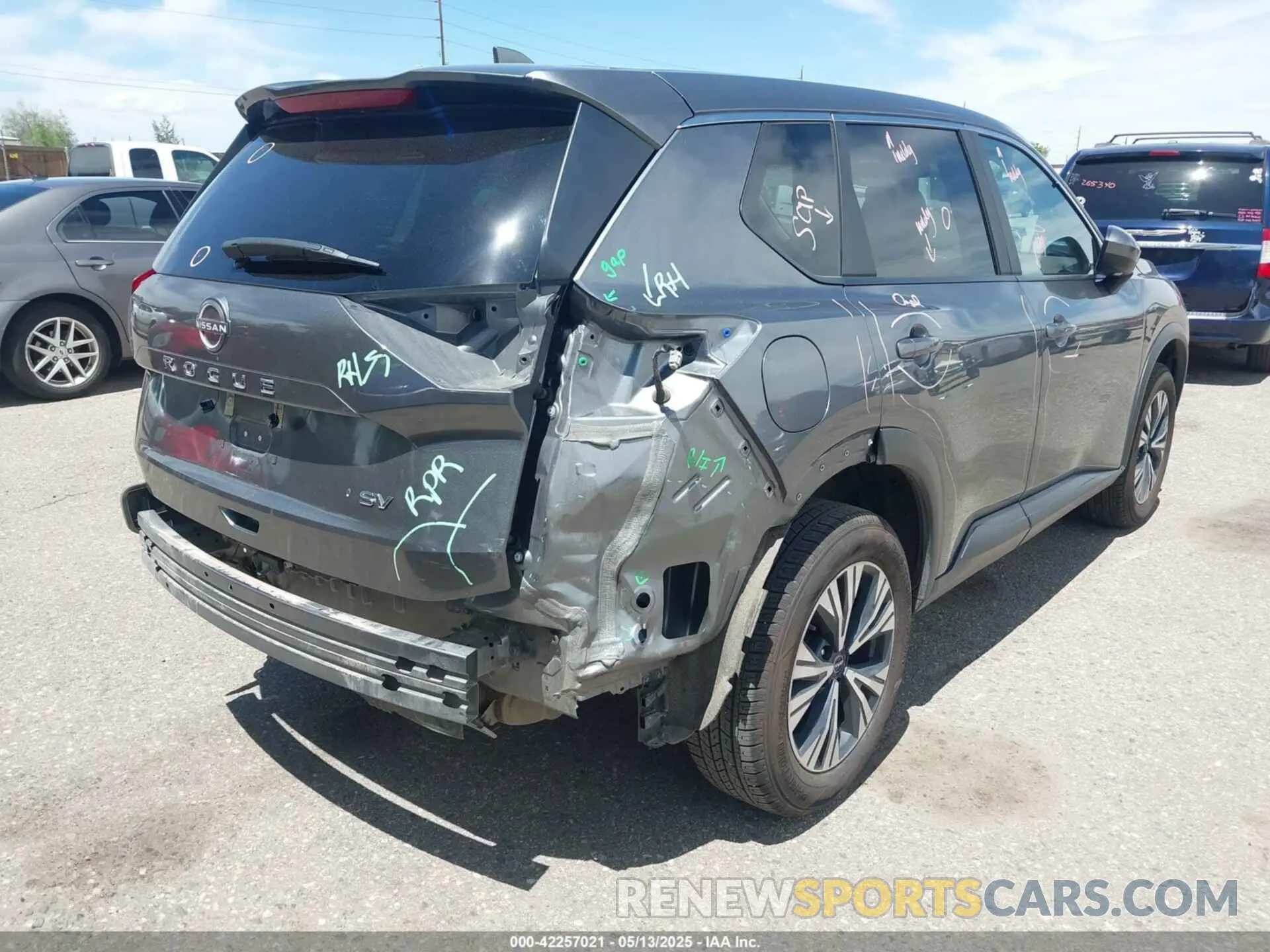 6 Photograph of a damaged car 5N1BT3BA1PC838372 NISSAN ROGUE 2023