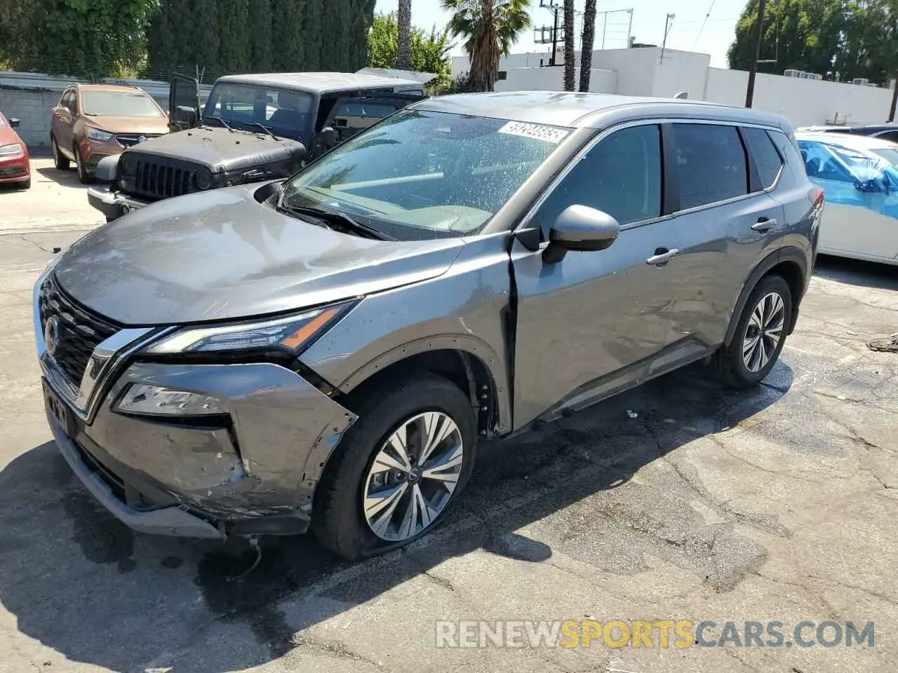 1 Photograph of a damaged car 5N1BT3BA2PC749328 NISSAN ROGUE 2023