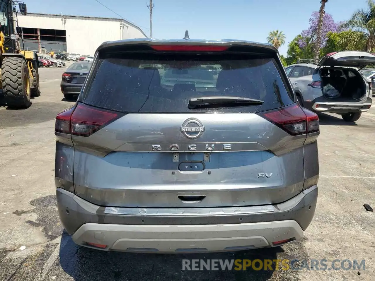 6 Photograph of a damaged car 5N1BT3BA2PC749328 NISSAN ROGUE 2023