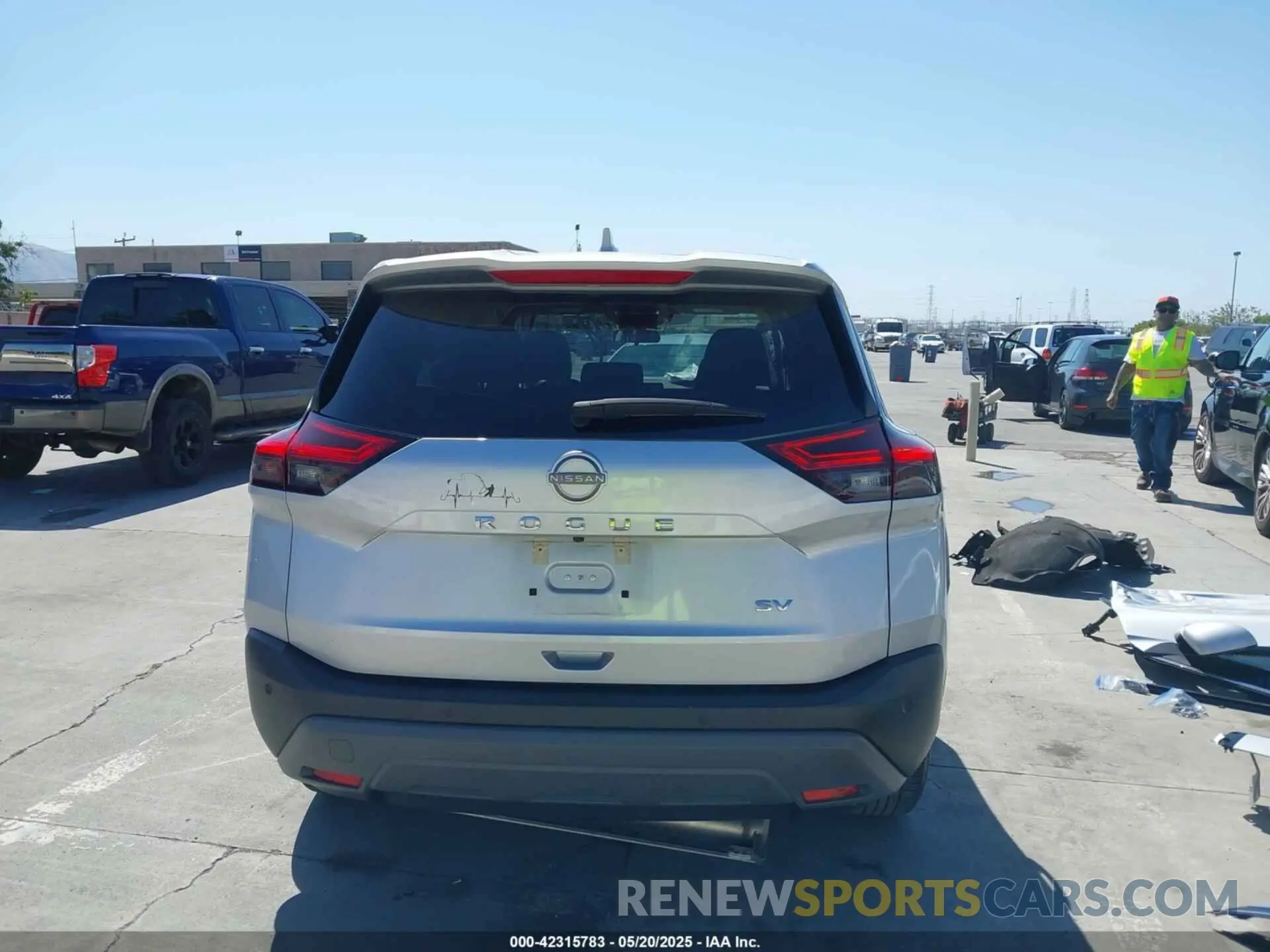 16 Photograph of a damaged car 5N1BT3BA3PC786775 NISSAN ROGUE 2023
