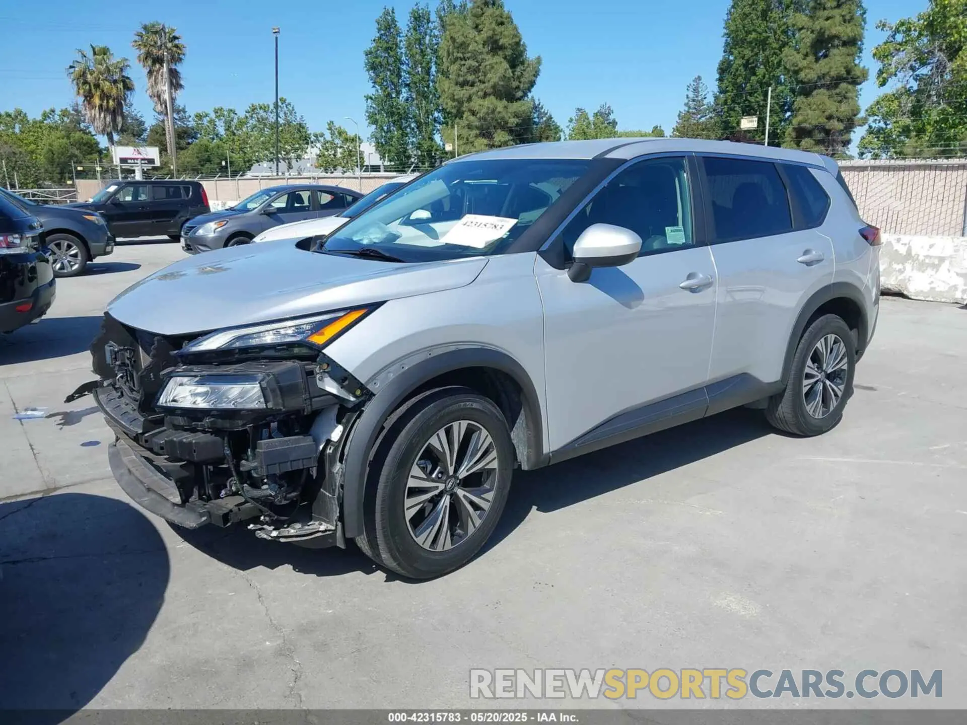 2 Photograph of a damaged car 5N1BT3BA3PC786775 NISSAN ROGUE 2023