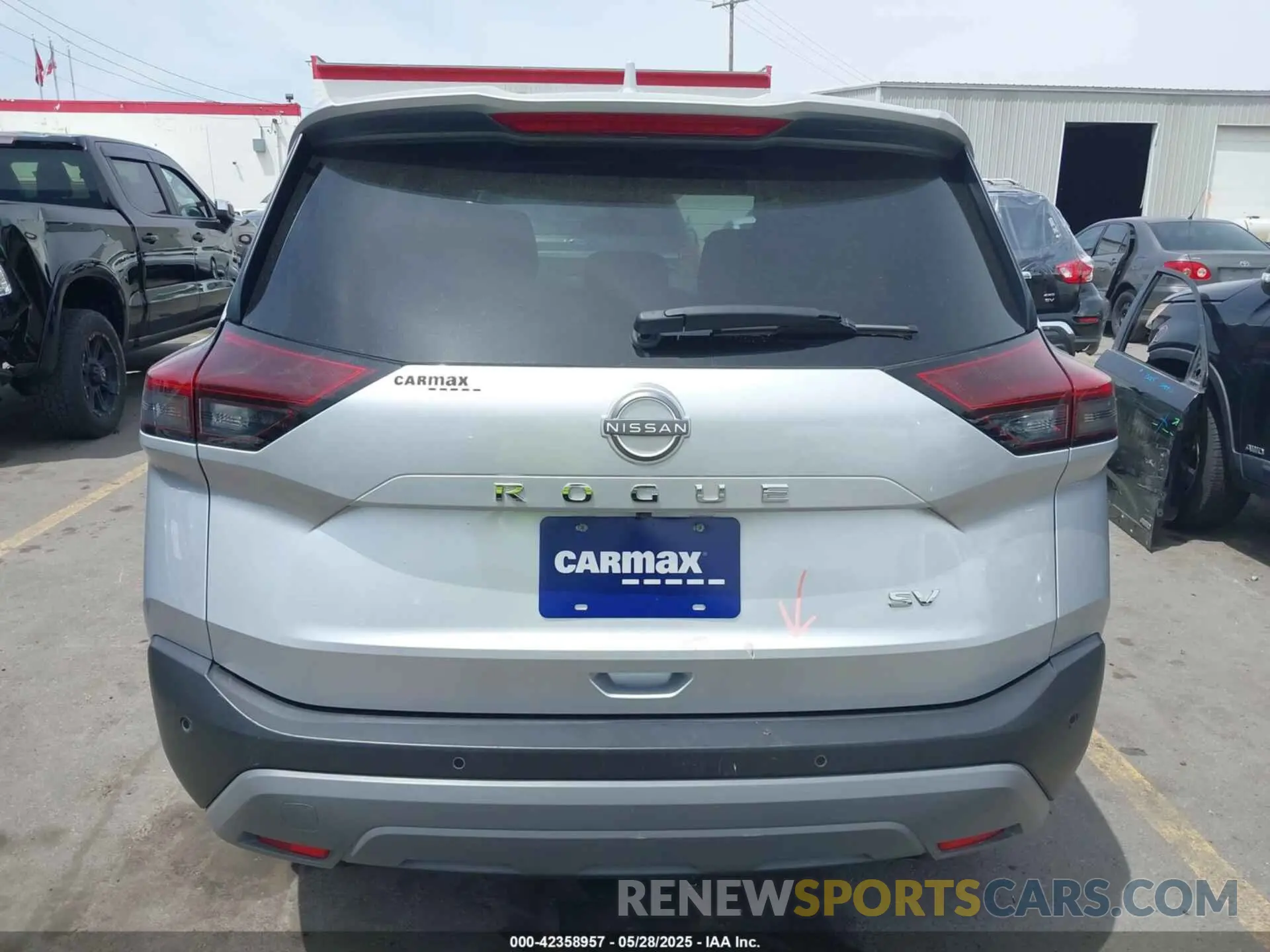 16 Photograph of a damaged car 5N1BT3BA3PC945780 NISSAN ROGUE 2023