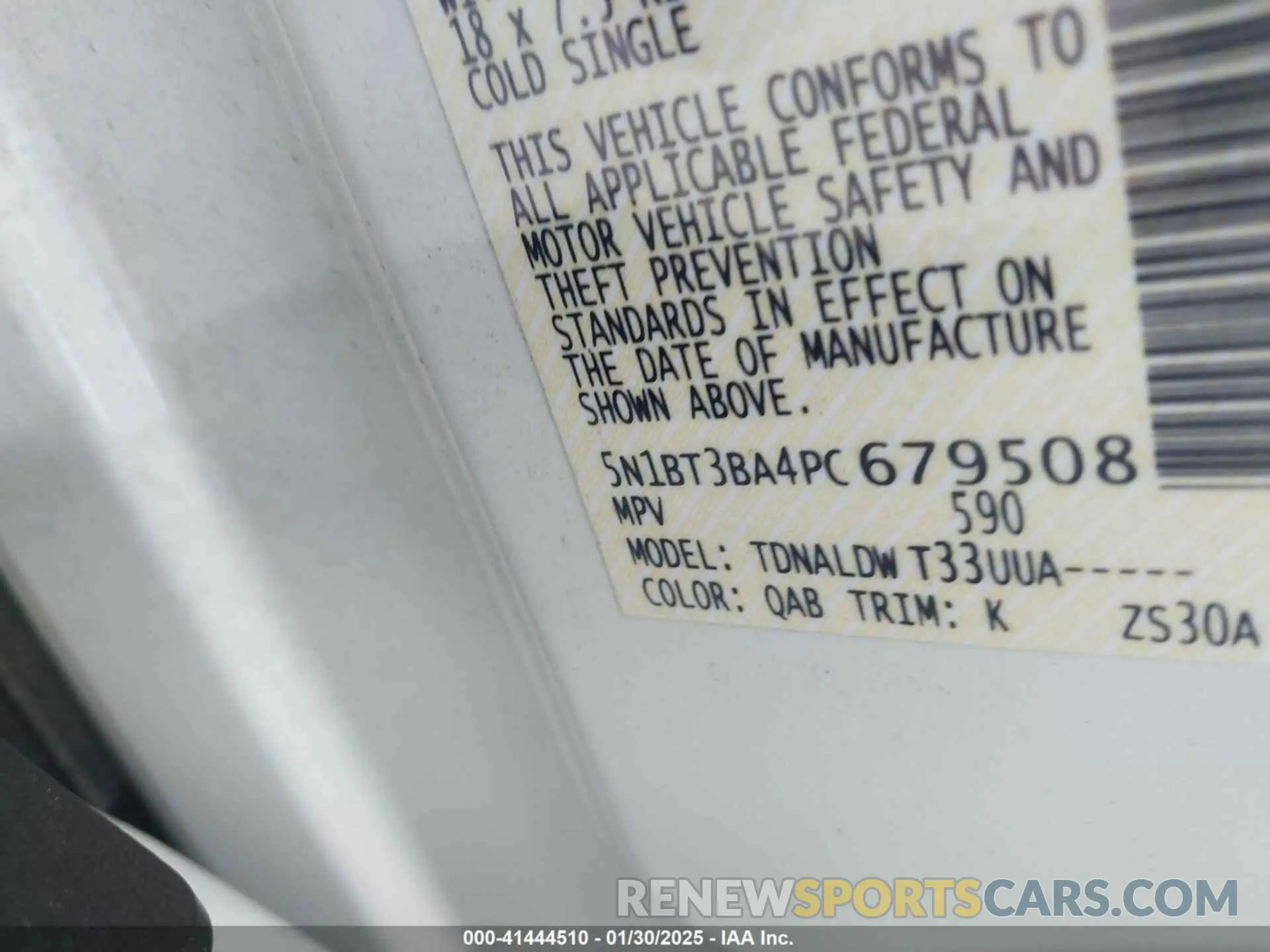 9 Photograph of a damaged car 5N1BT3BA4PC679508 NISSAN ROGUE 2023