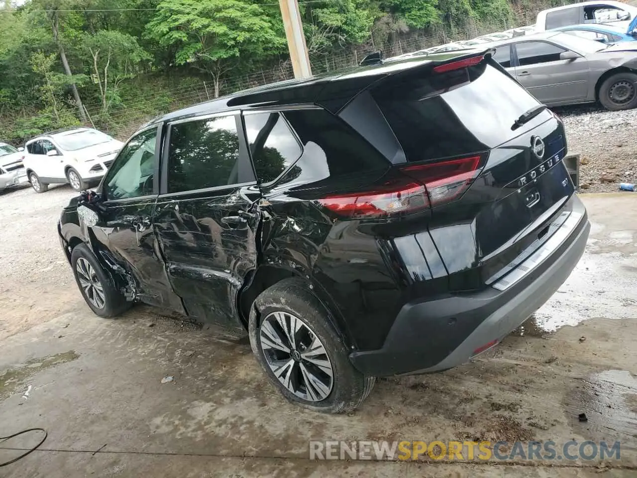 2 Photograph of a damaged car 5N1BT3BA4PC751811 NISSAN ROGUE 2023