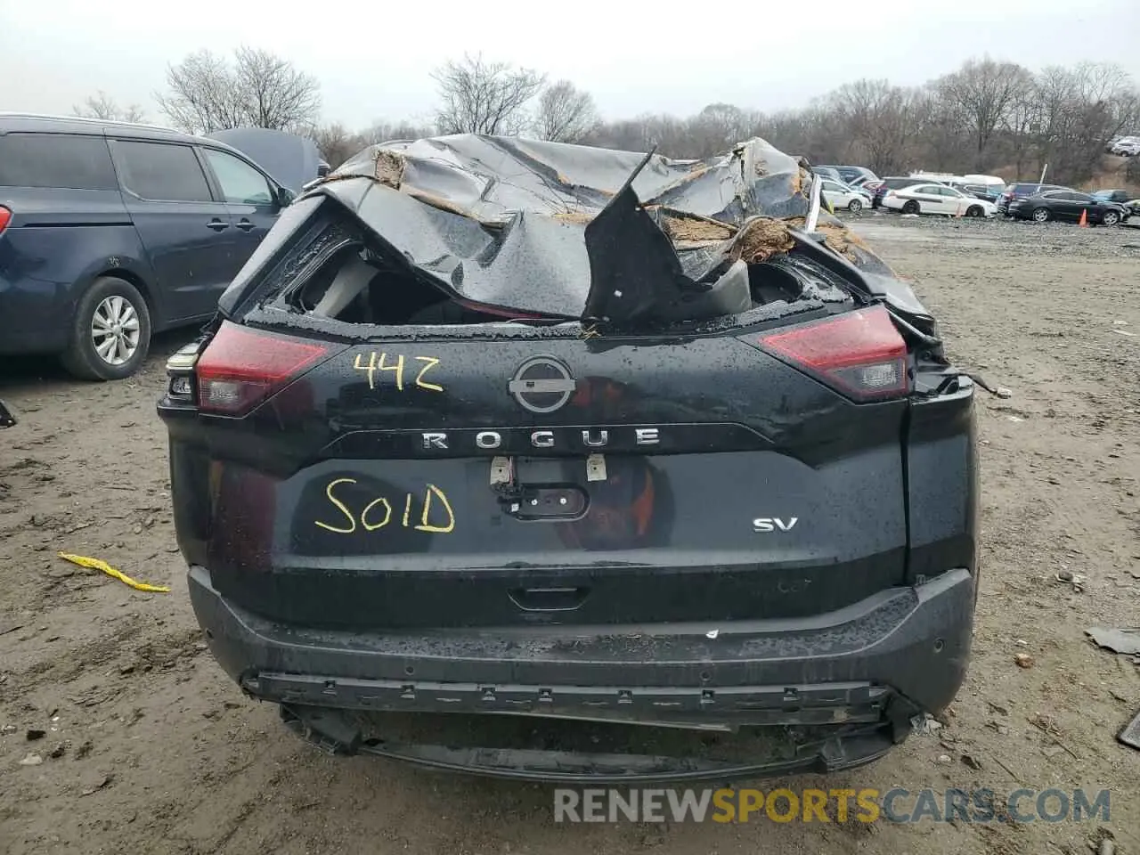 6 Photograph of a damaged car 5N1BT3BA4PC853626 NISSAN ROGUE 2023