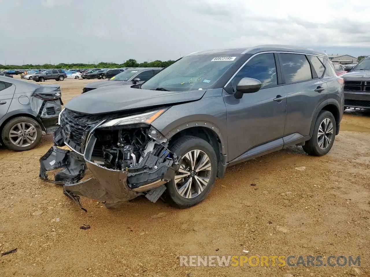 1 Photograph of a damaged car 5N1BT3BA5PC674754 NISSAN ROGUE 2023