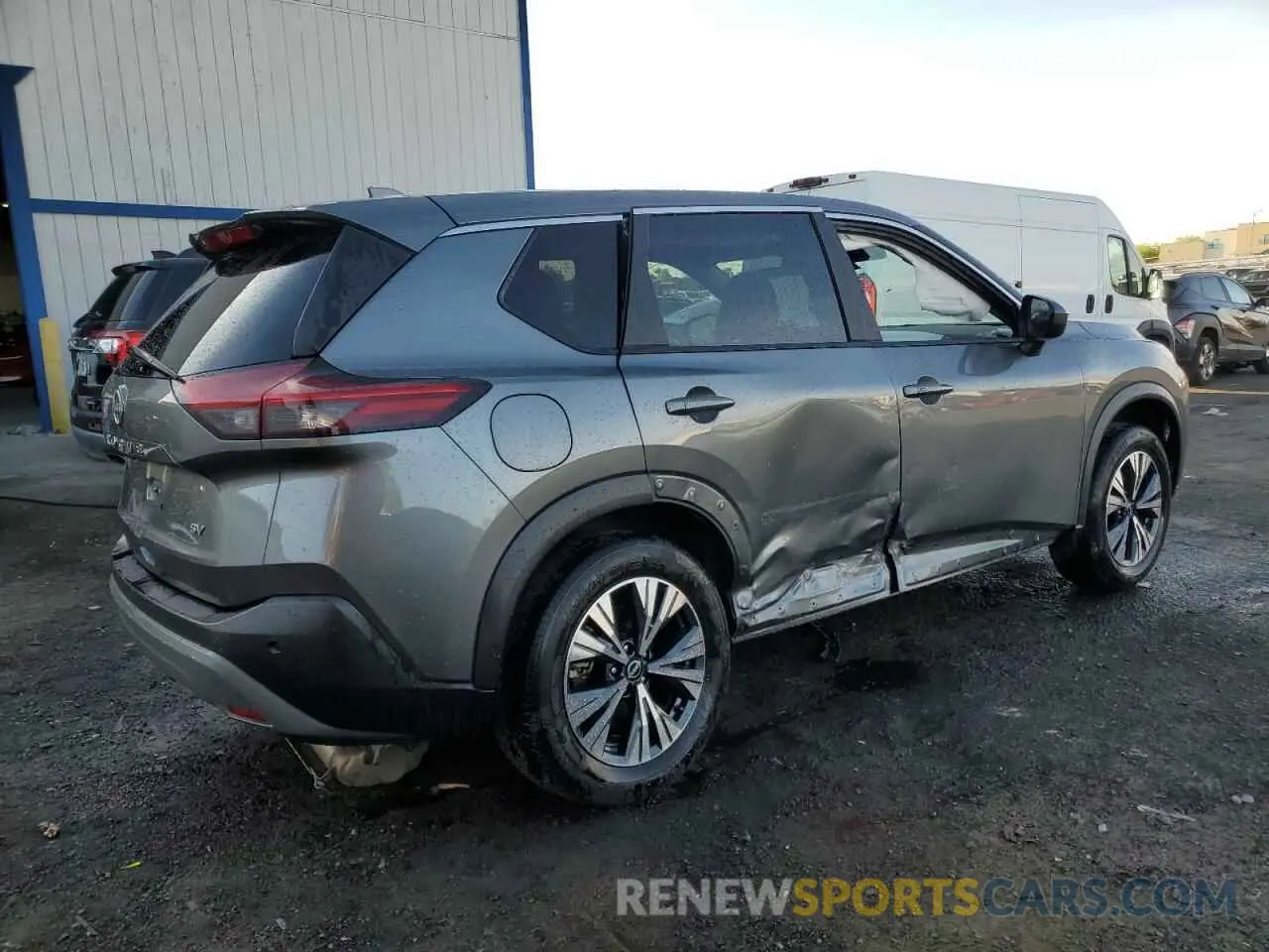 3 Photograph of a damaged car 5N1BT3BA5PC800692 NISSAN ROGUE 2023