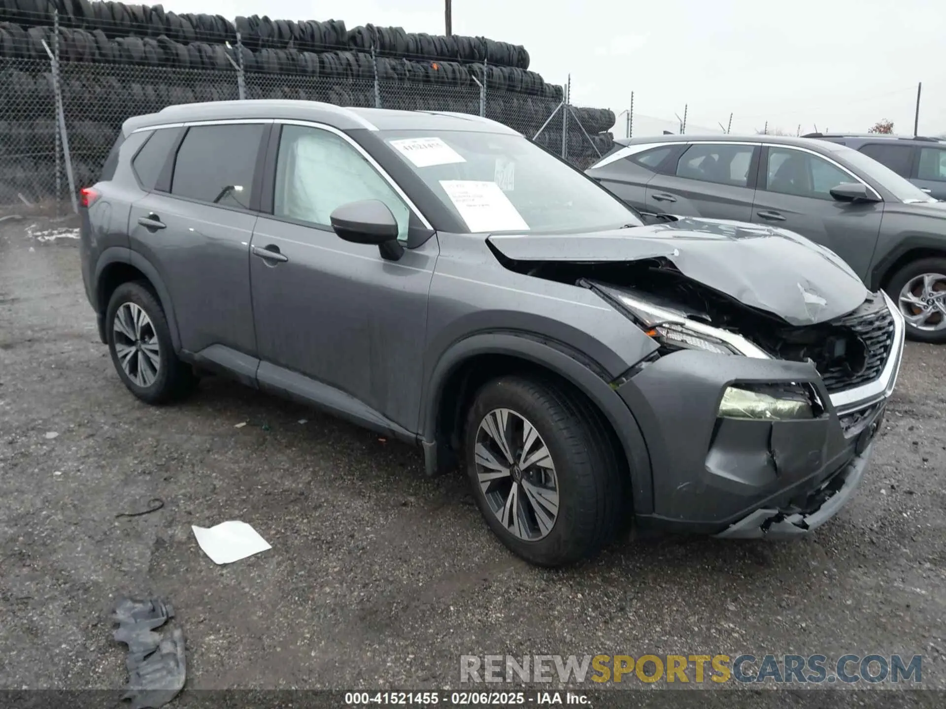 1 Photograph of a damaged car 5N1BT3BA6PC681843 NISSAN ROGUE 2023