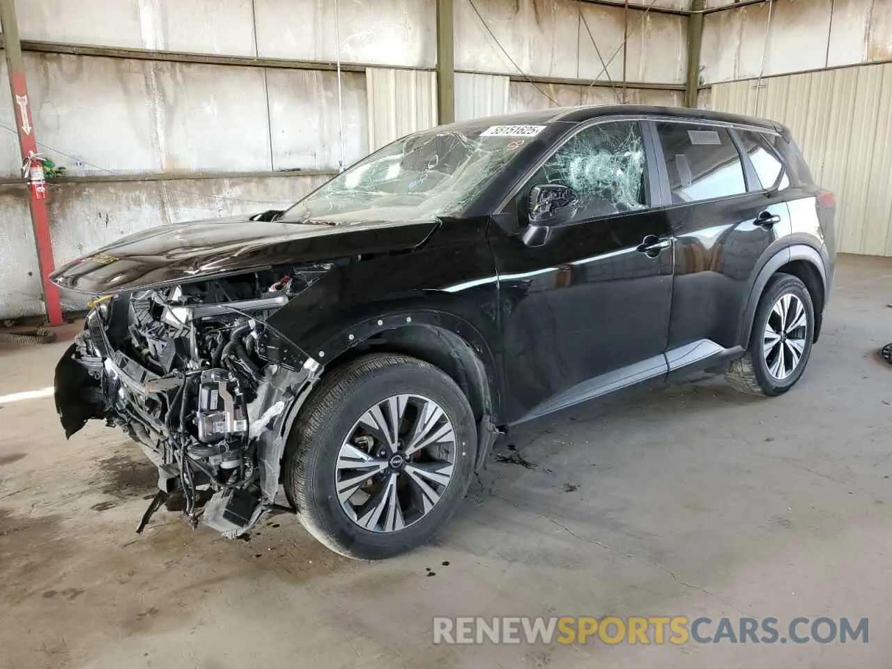 1 Photograph of a damaged car 5N1BT3BA6PC766682 NISSAN ROGUE 2023