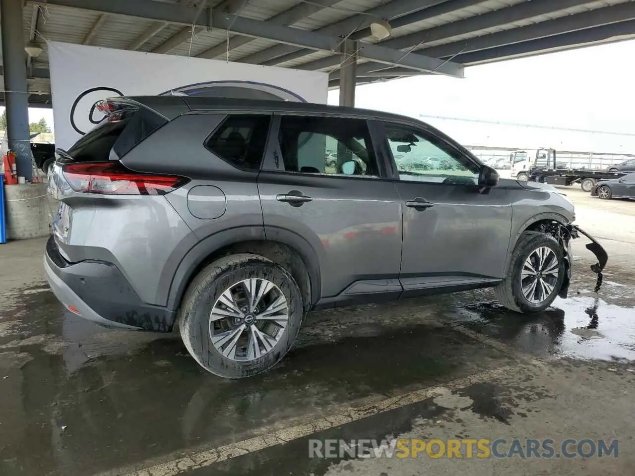 3 Photograph of a damaged car 5N1BT3BA6PC827156 NISSAN ROGUE 2023