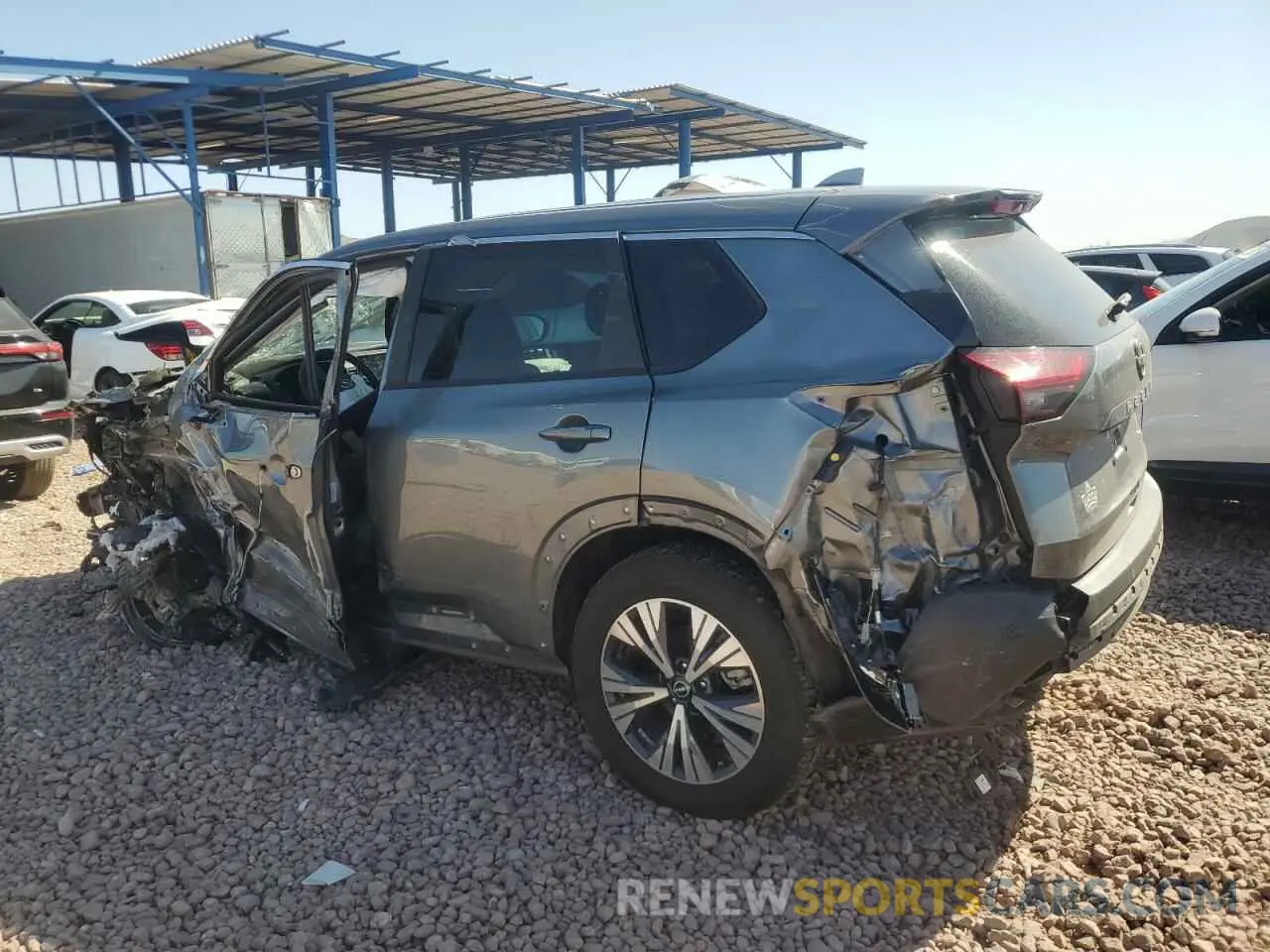 2 Photograph of a damaged car 5N1BT3BA6PC850436 NISSAN ROGUE 2023