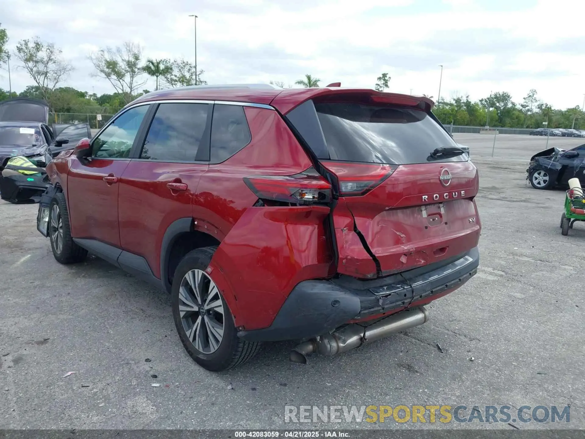 6 Photograph of a damaged car 5N1BT3BA7PC684265 NISSAN ROGUE 2023