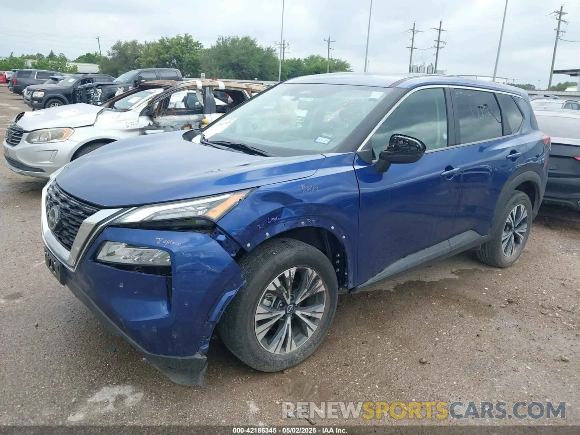 2 Photograph of a damaged car 5N1BT3BA7PC811158 NISSAN ROGUE 2023