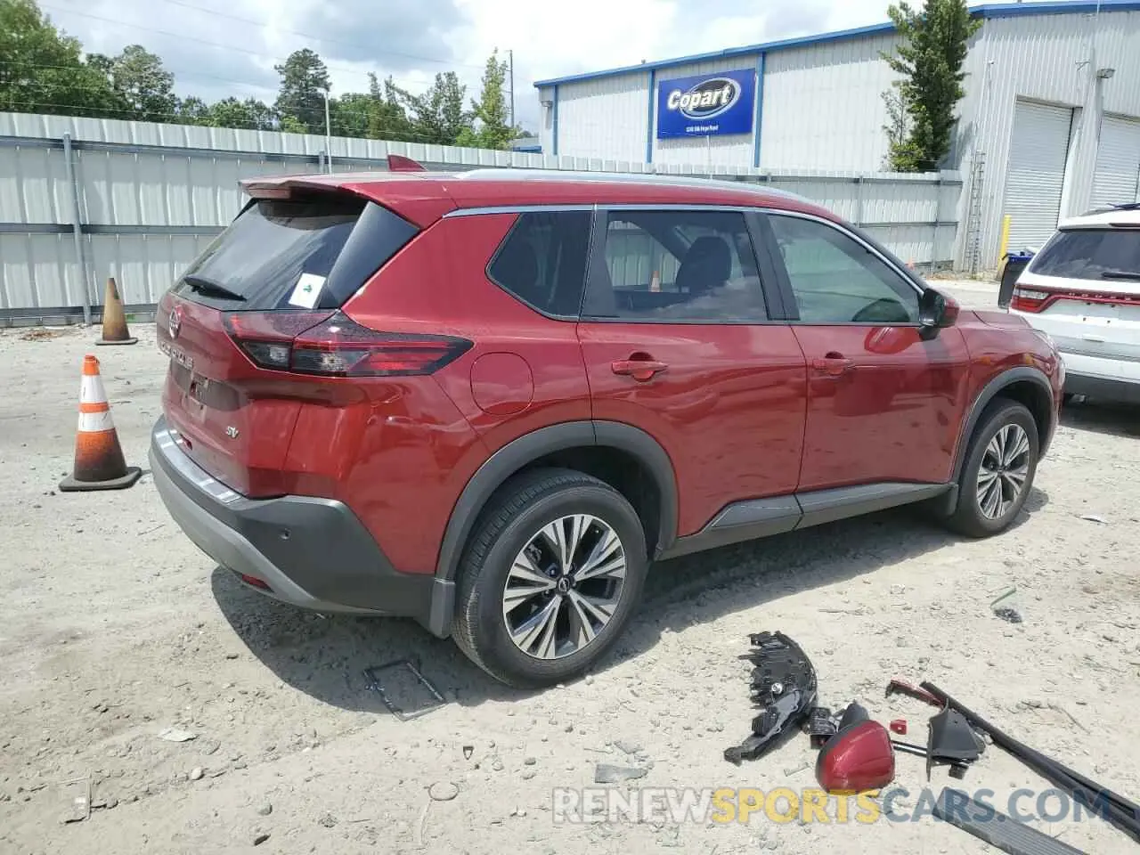 3 Photograph of a damaged car 5N1BT3BA7PC908666 NISSAN ROGUE 2023