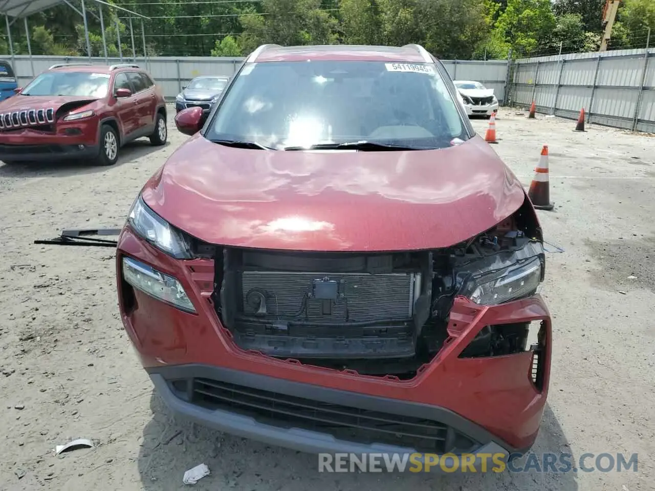5 Photograph of a damaged car 5N1BT3BA7PC908666 NISSAN ROGUE 2023