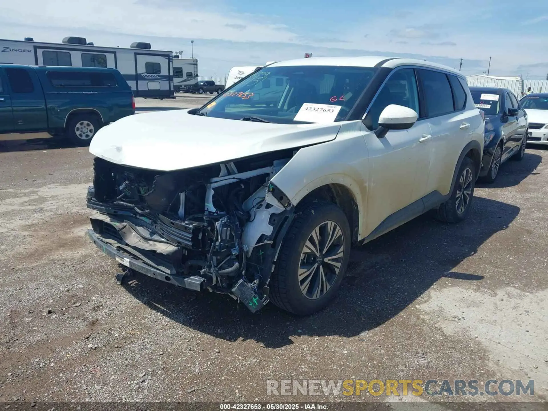 2 Photograph of a damaged car 5N1BT3BA7PC926195 NISSAN ROGUE 2023