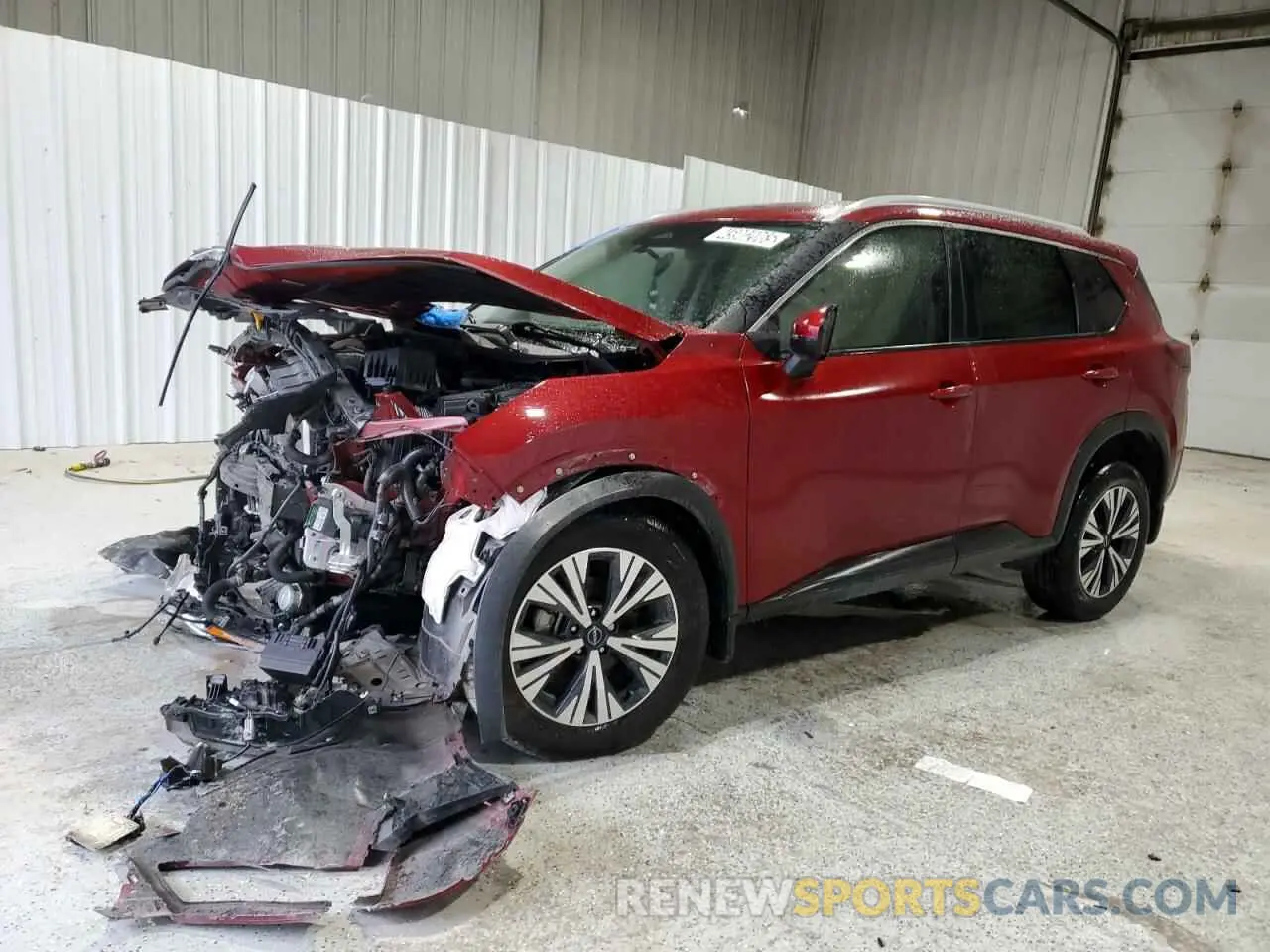 1 Photograph of a damaged car 5N1BT3BA9PC691217 NISSAN ROGUE 2023